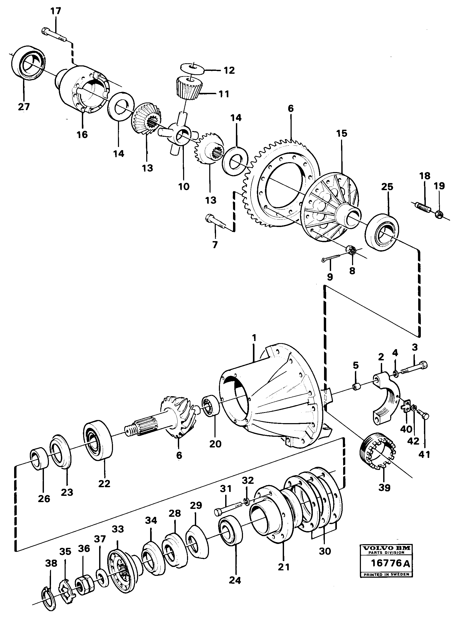 Схема запчастей Volvo 4600 4600 - 16973 Final gear 