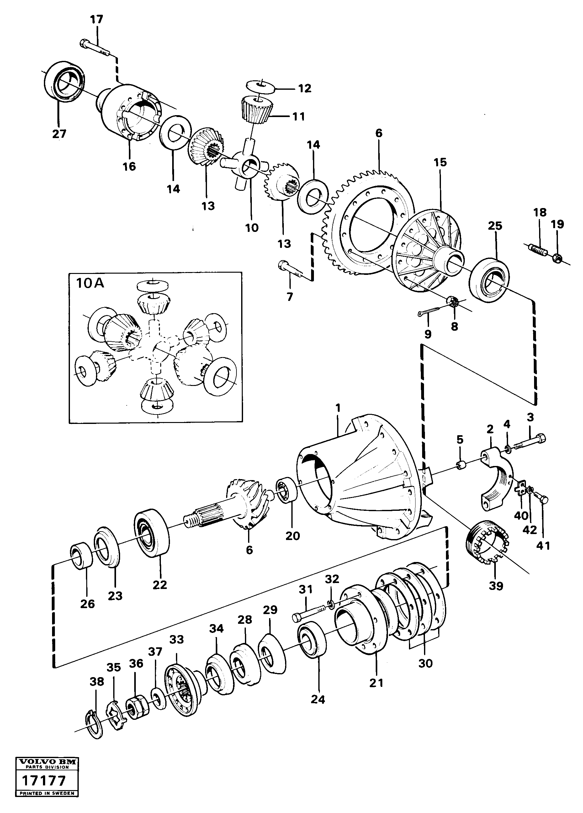 Схема запчастей Volvo 4600 4600 - 17920 Final gear,rear 