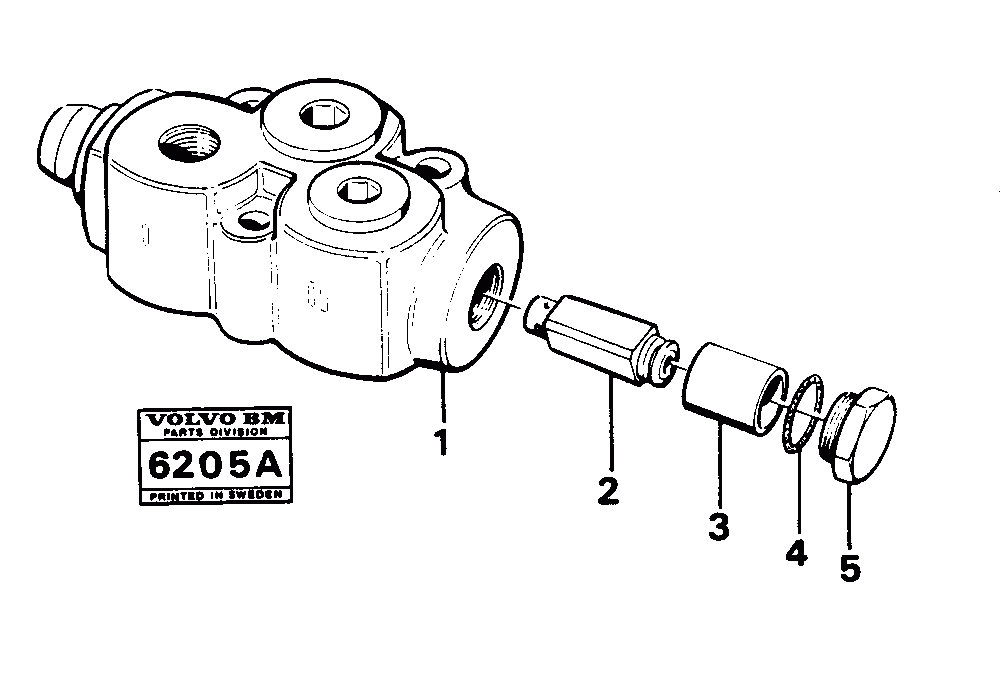 Схема запчастей Volvo 4600 4600 - 15115 Valve section 