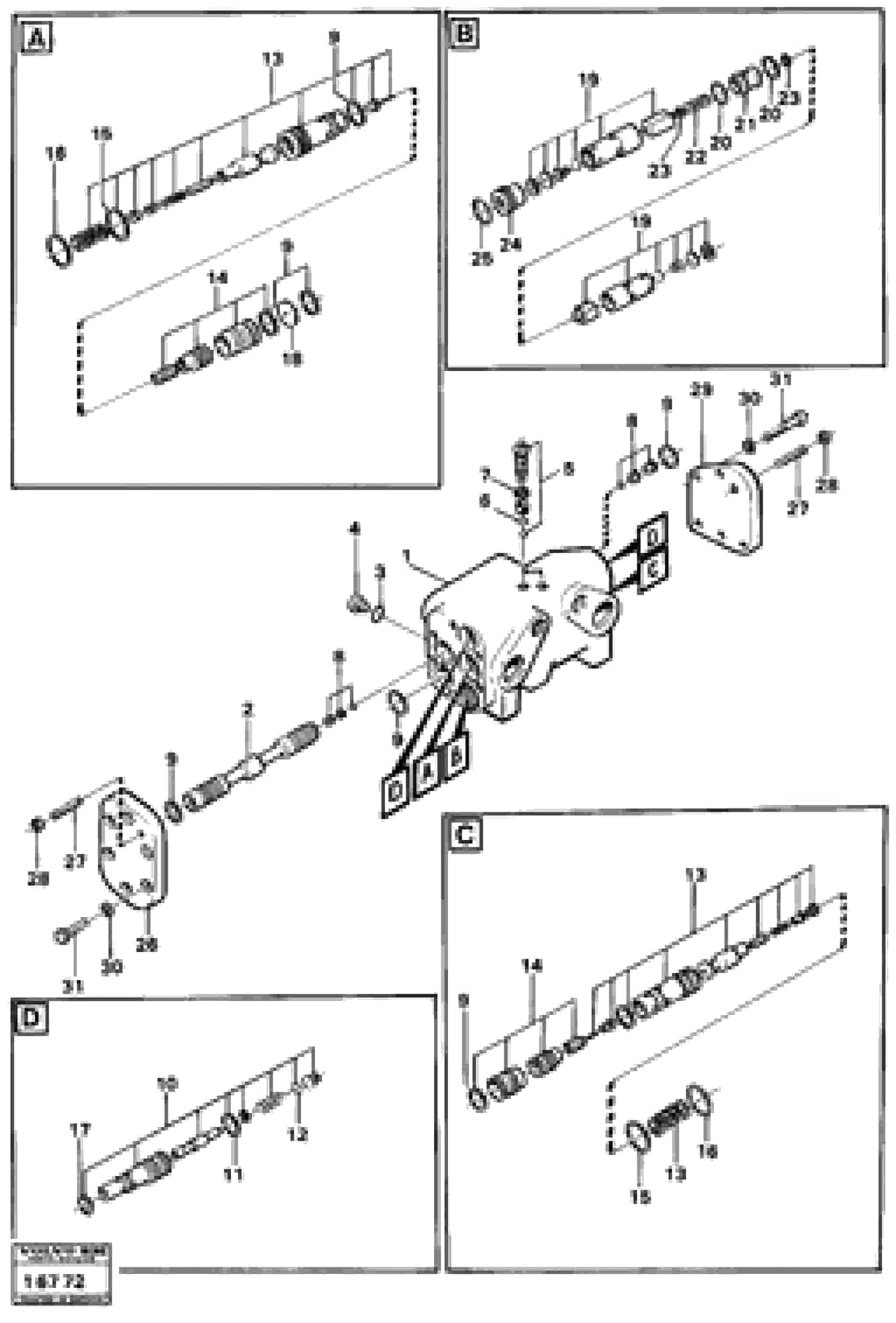 Схема запчастей Volvo 4600 4600 - 16437 Flow amplifier 