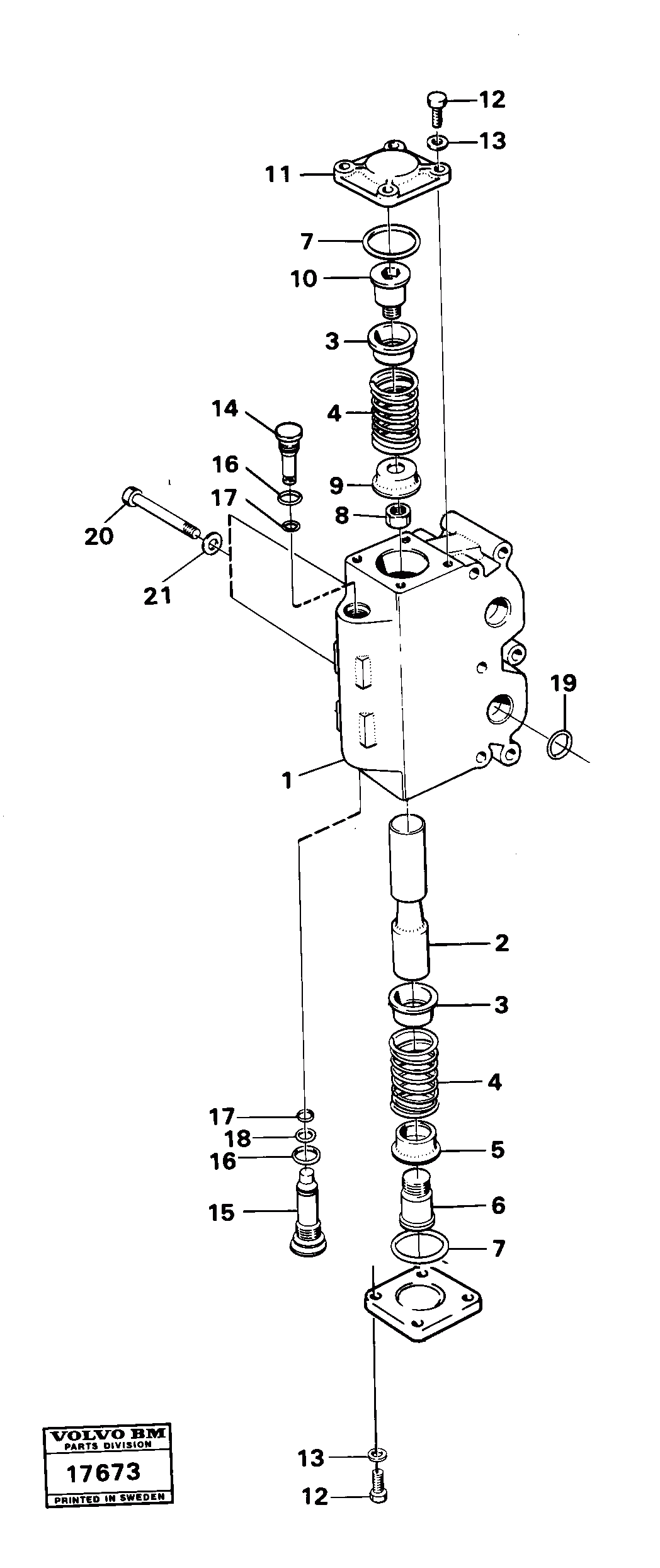 Схема запчастей Volvo 4600 4600 - 8567 Control valve: valve 