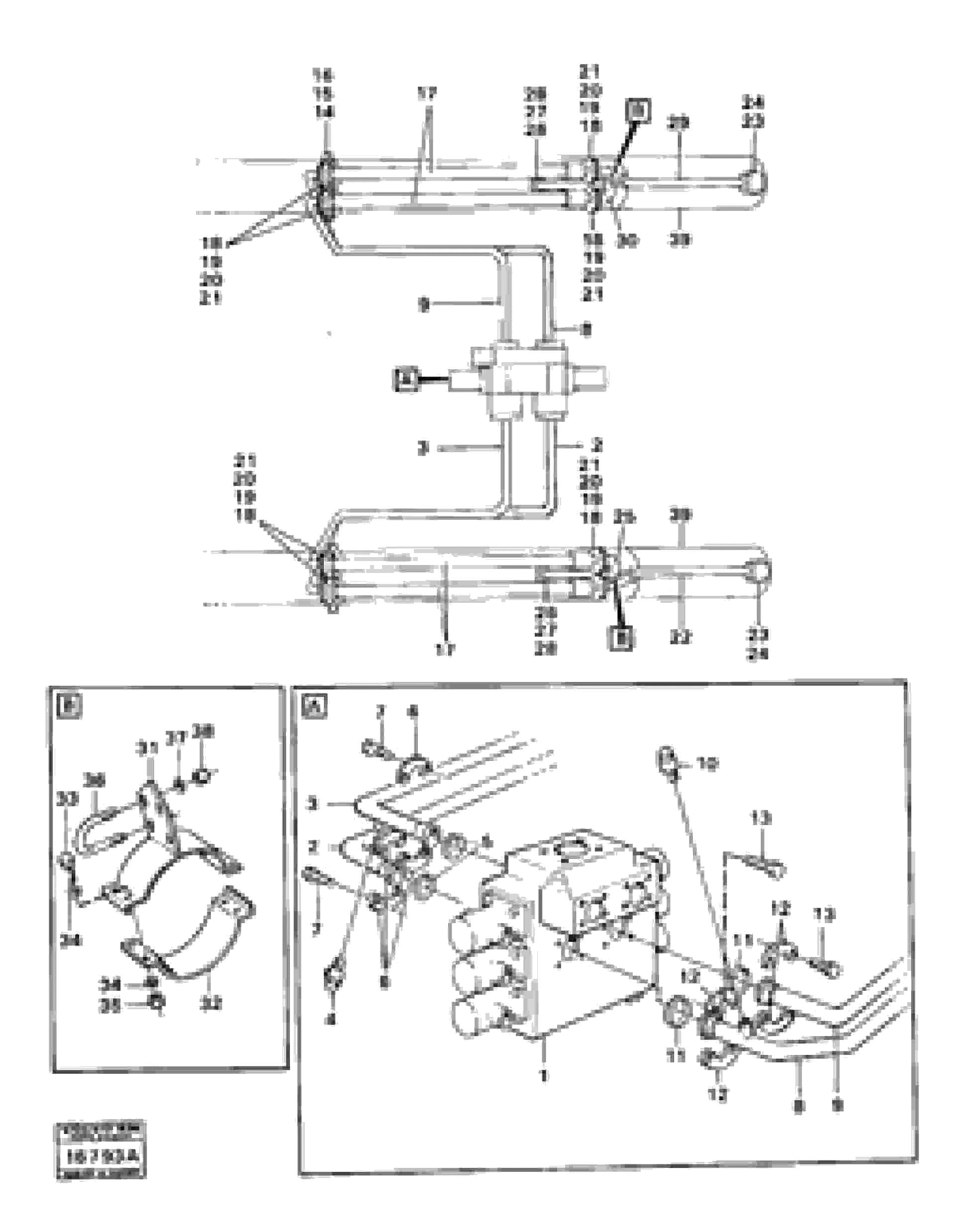 Схема запчастей Volvo 4600 4600 - 92809 Tilting system 