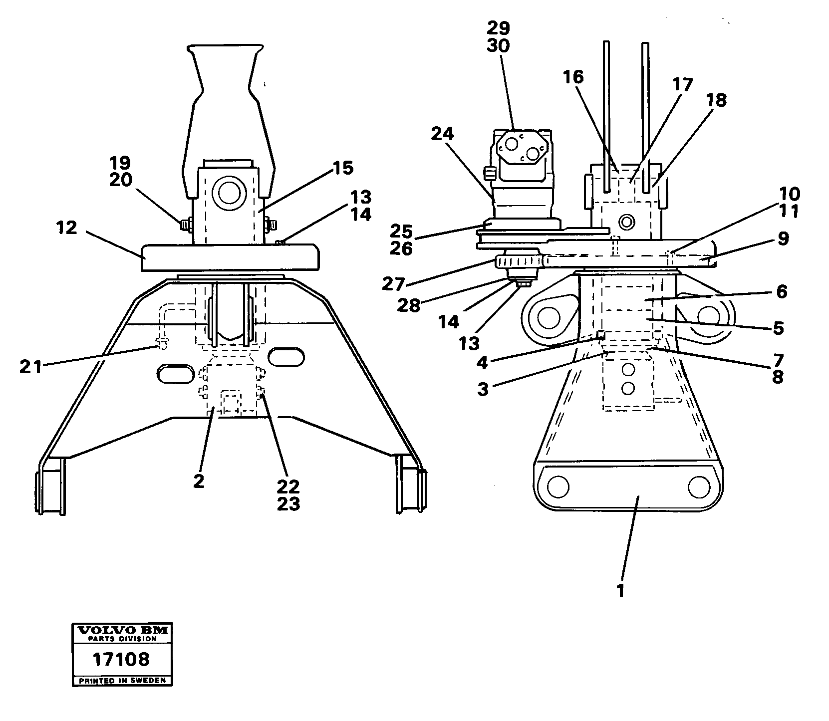 Схема запчастей Volvo 4600 4600 - 16448 Rotator 