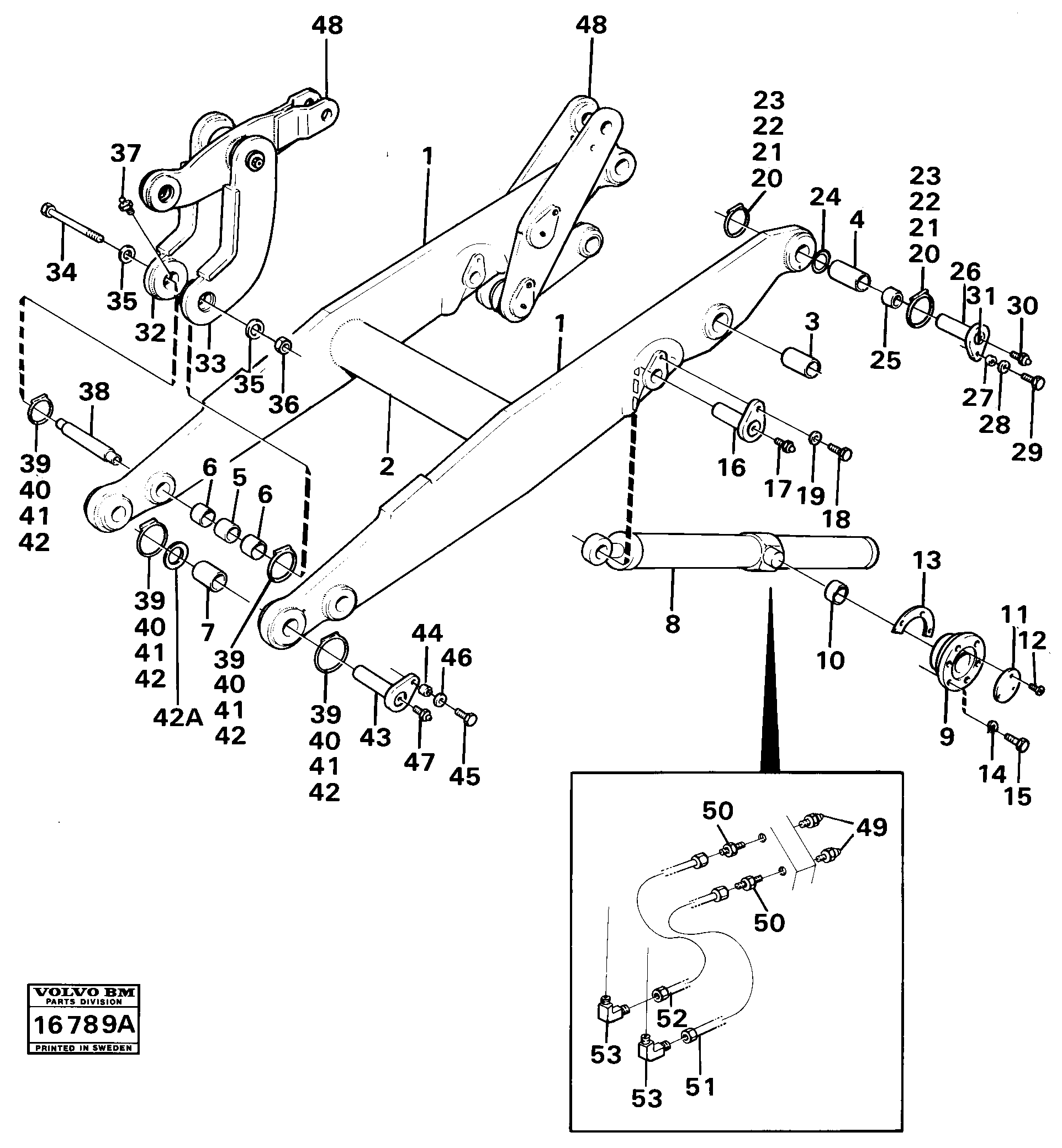 Схема запчастей Volvo 4600 4600 - 2774 Lifting unit 