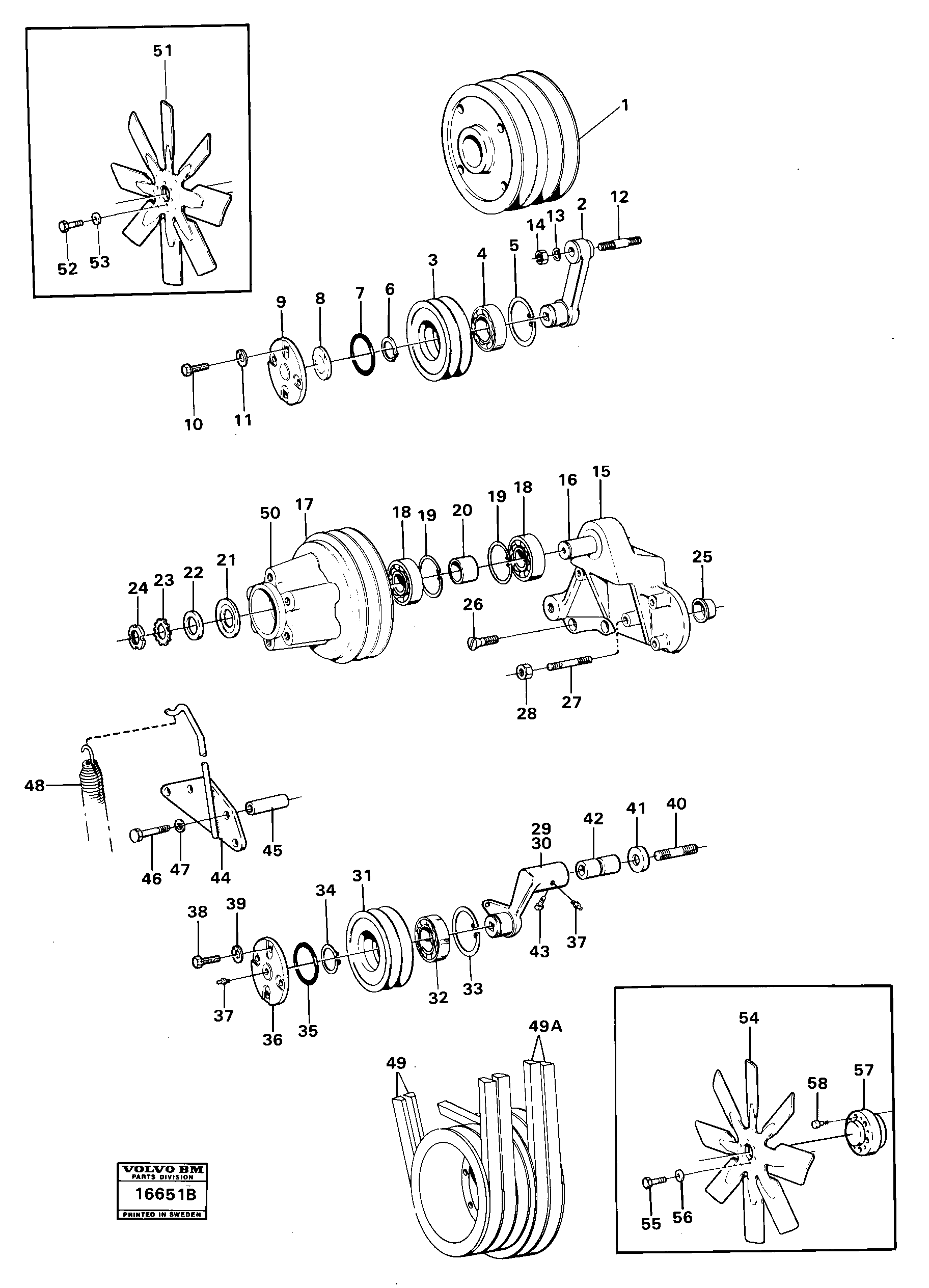 Схема запчастей Volvo 4600 4600 - 22581 Belt transmission 