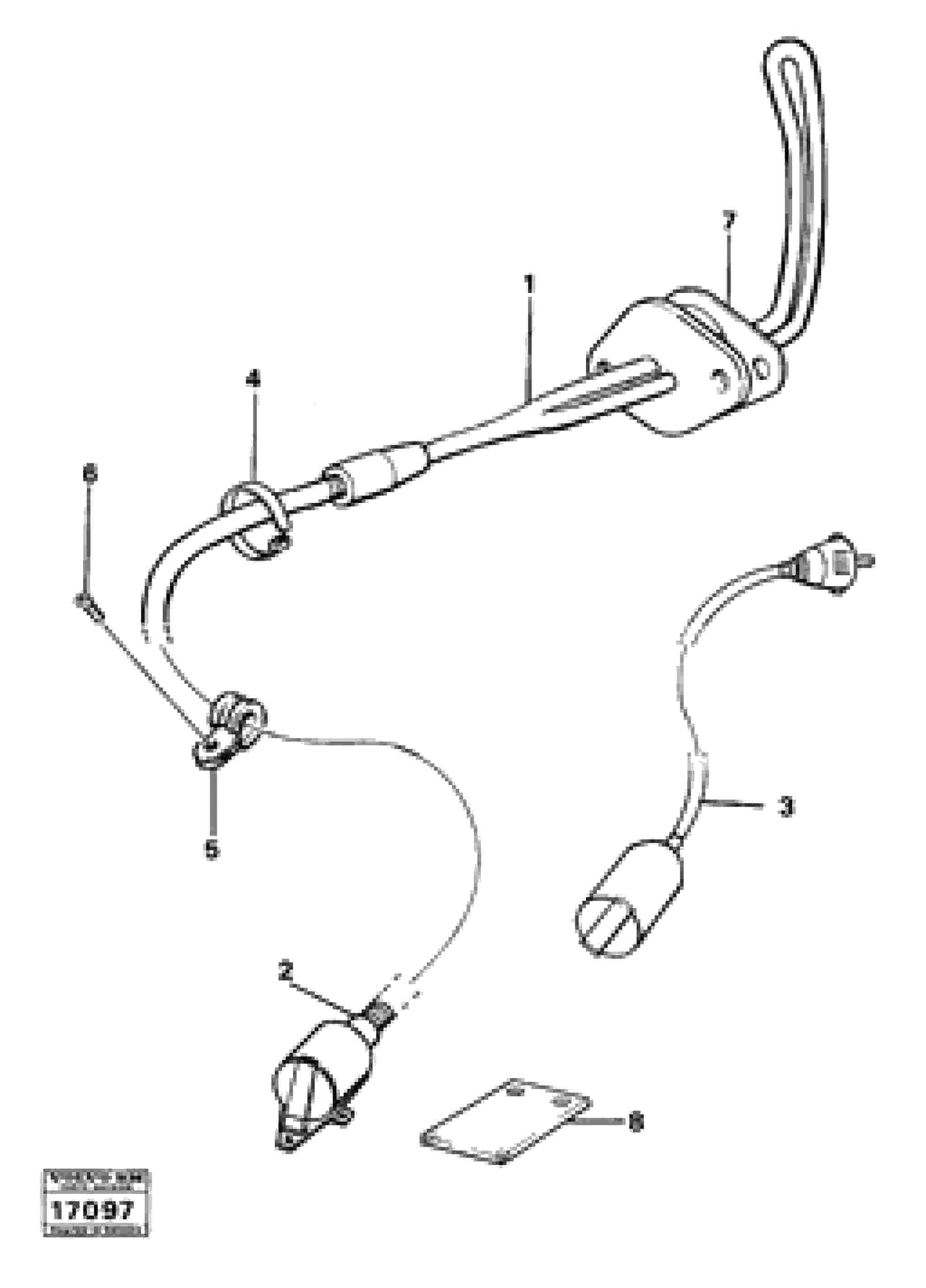 Схема запчастей Volvo 616B/646 616B,646 D45, TD45 - 16107 Engine heater 97495 99593 