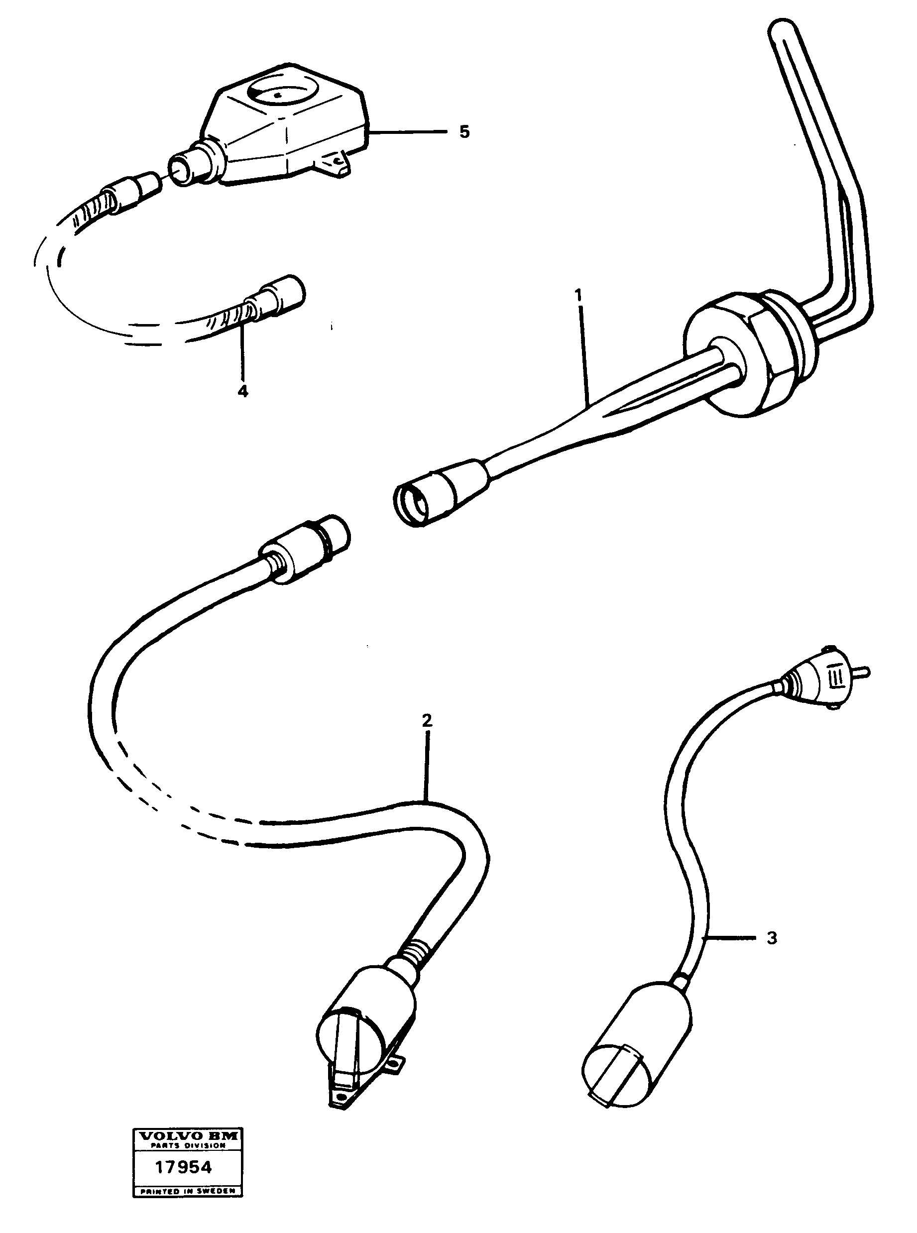 Схема запчастей Volvo 4200B 4200B - 100996 Engine heater 