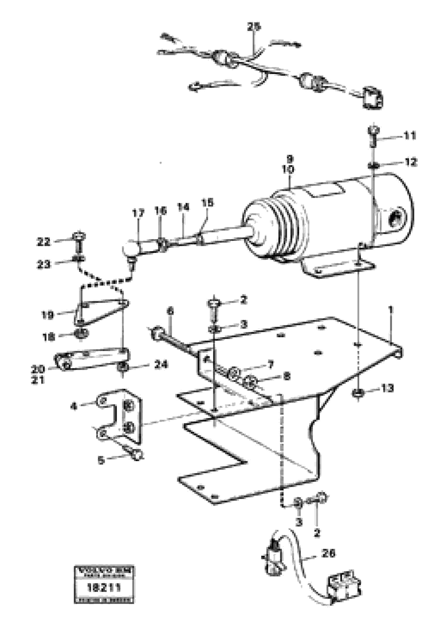 Схема запчастей Volvo 4200B 4200B - 16246 Automatic stop 