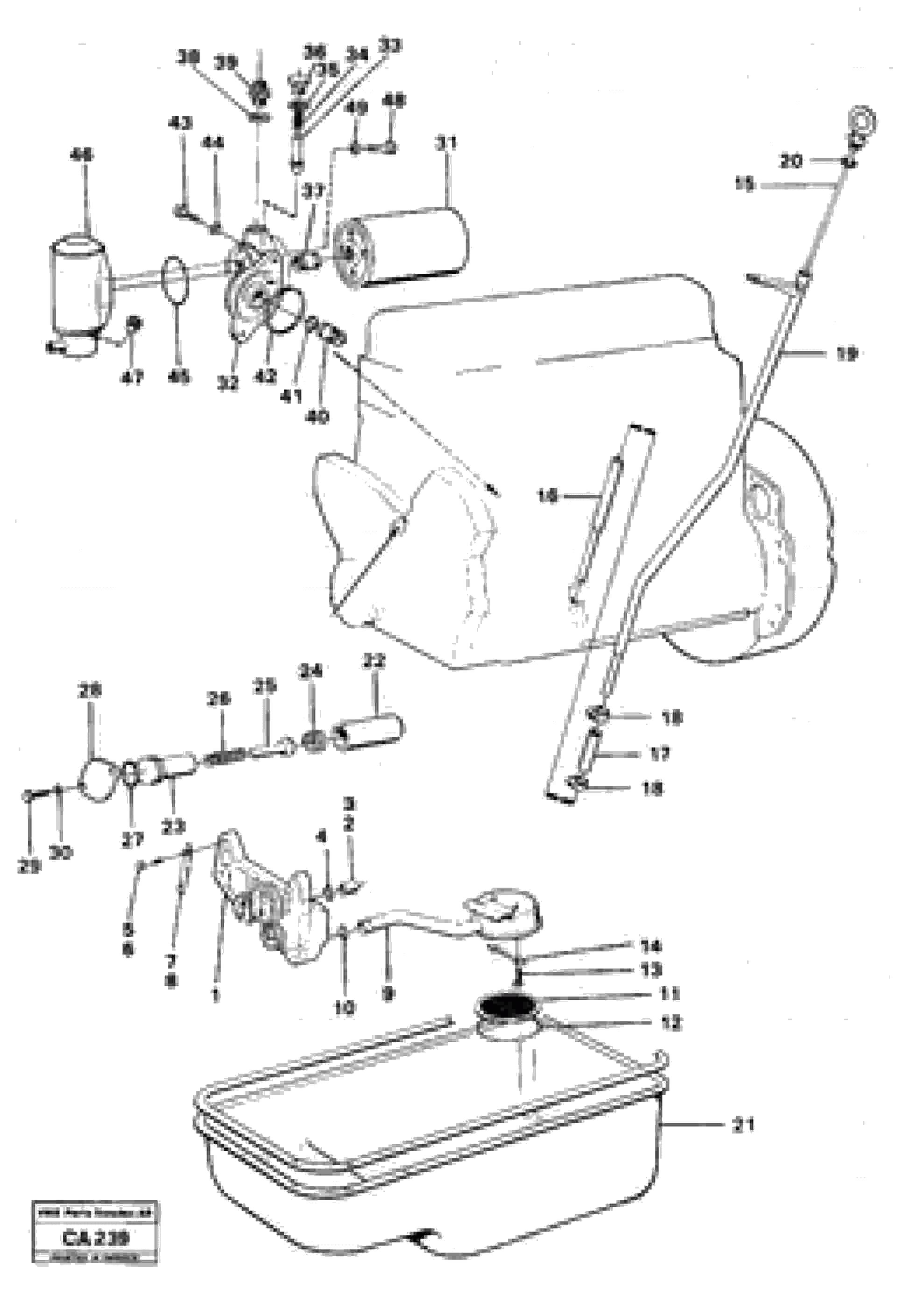 Схема запчастей Volvo 6300 6300 - 84628 Система масляной смазки 