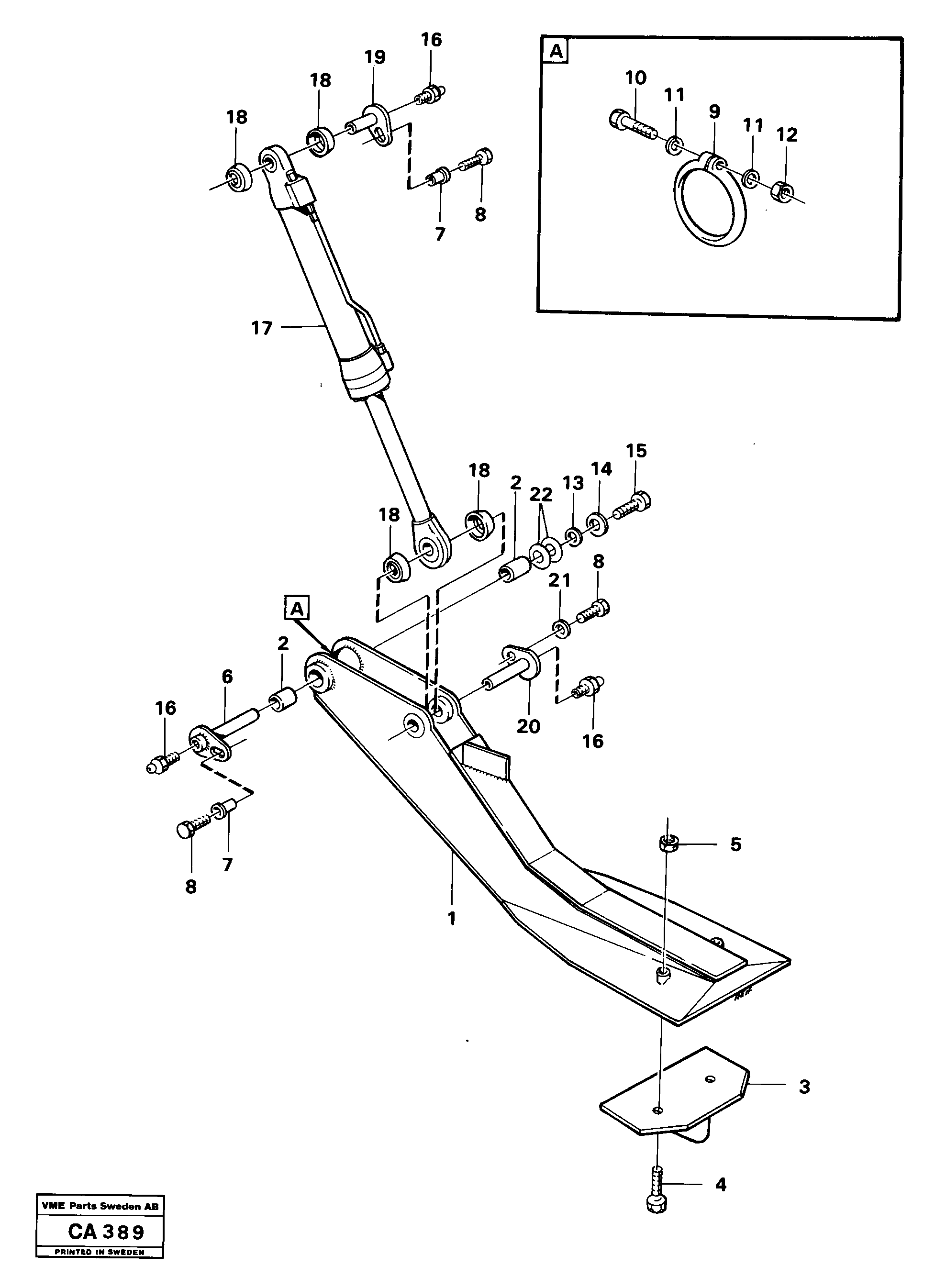 Схема запчастей Volvo 6300 6300 - 33594 Stabilisers 