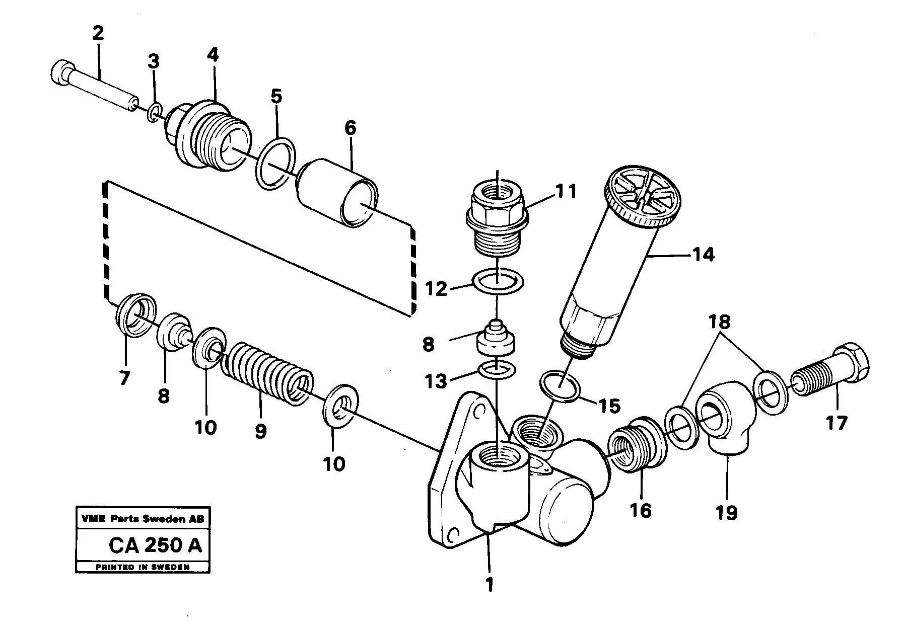 Схема запчастей Volvo 6300 6300 - 93260 Feed pump 