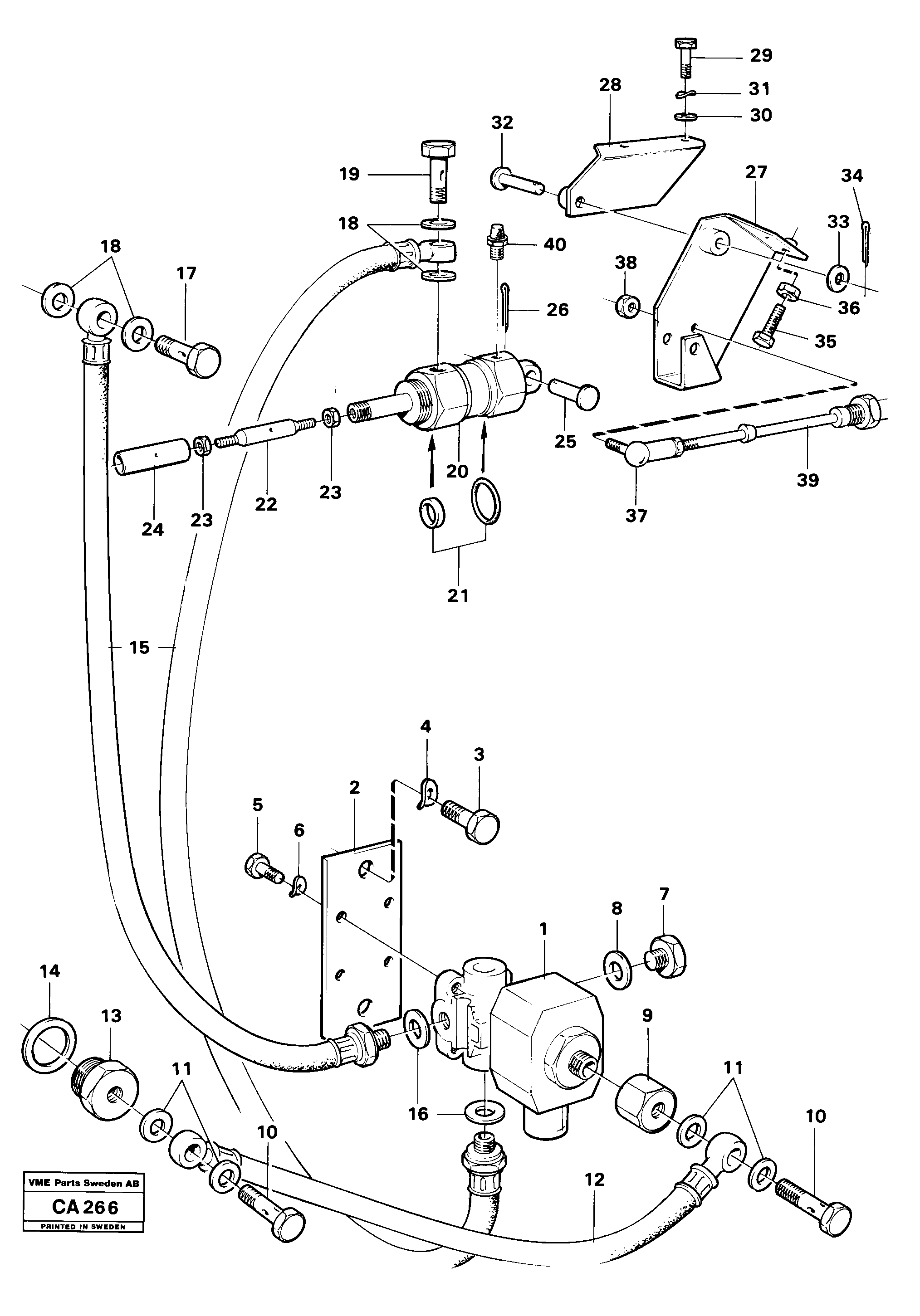 Схема запчастей Volvo 6300 6300 - 34957 Speed control 