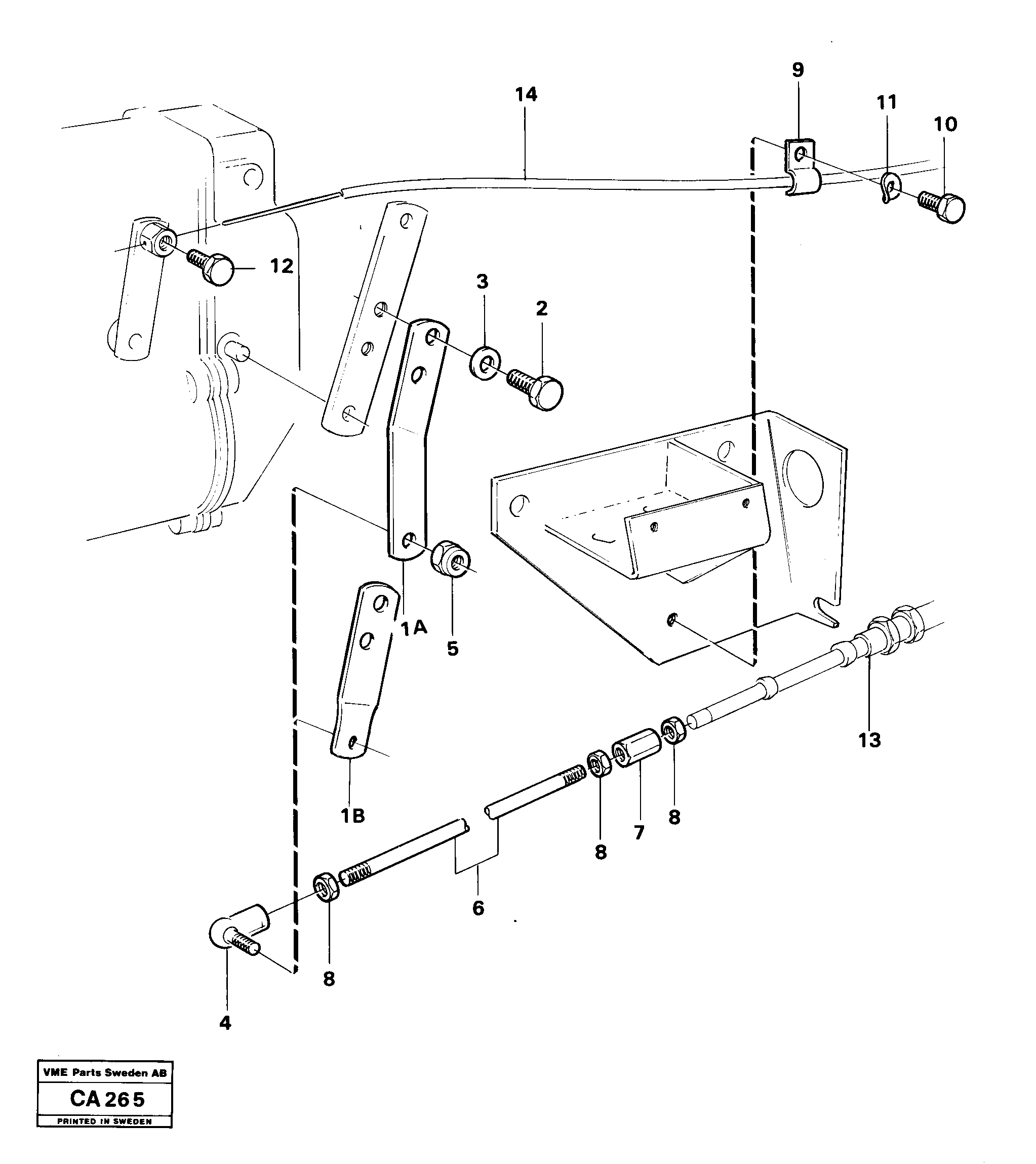 Схема запчастей Volvo 6300 6300 - 38657 Regulator control 