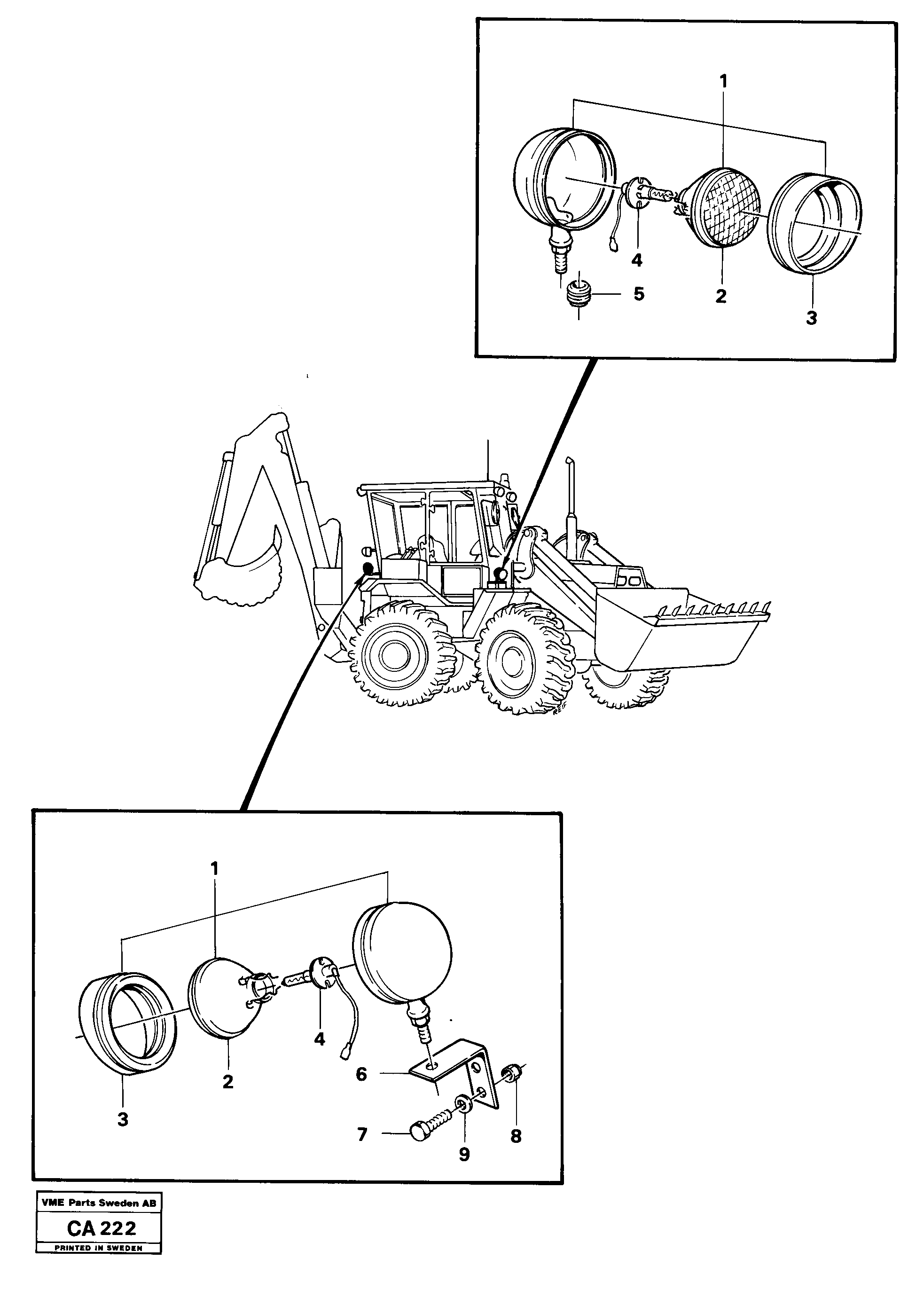 Схема запчастей Volvo 6300 6300 - 20302 Lighting 