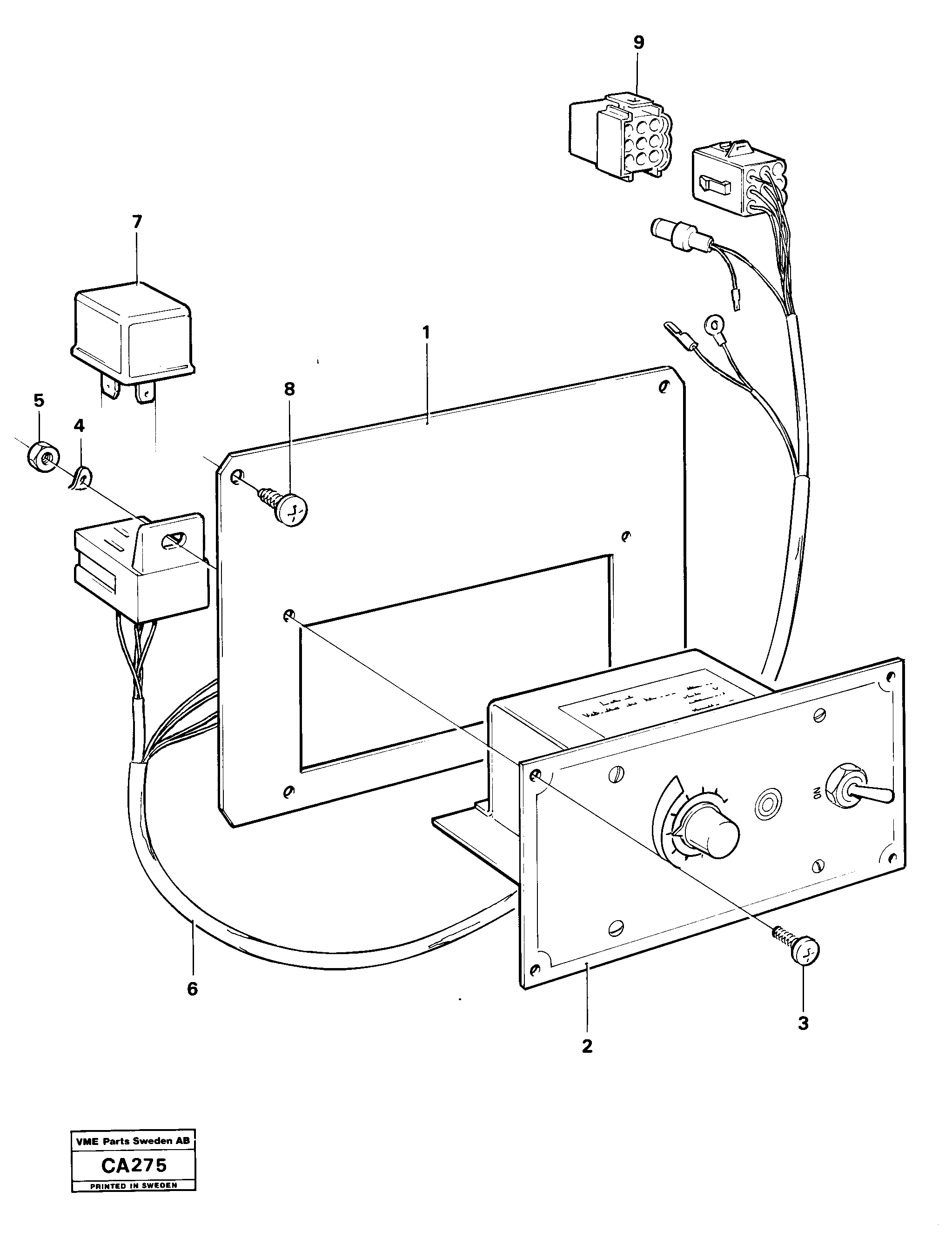 Схема запчастей Volvo 6300 6300 - 15903 Voltage regulator for proportionally controlledsuppl. hydr. facilities 