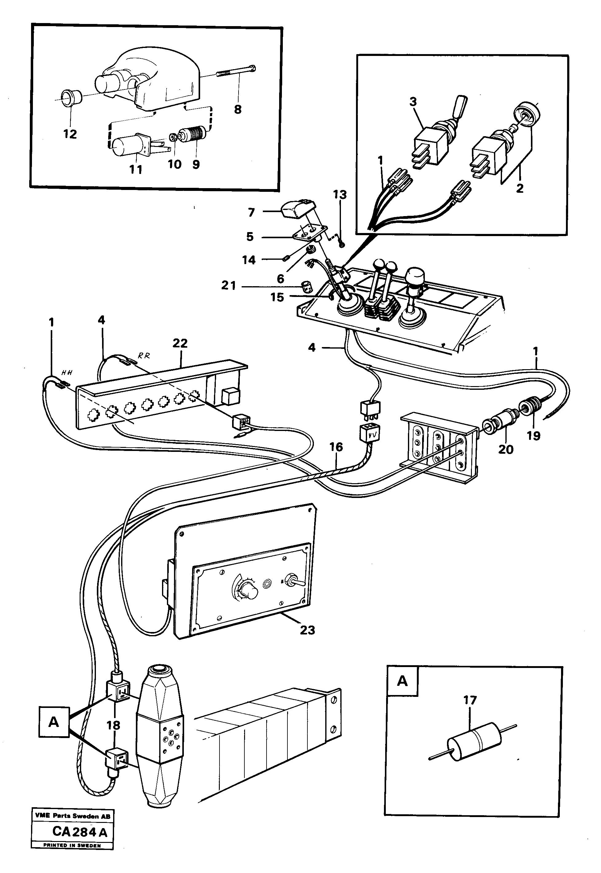 Схема запчастей Volvo 6300 6300 - 5411 Dual controls for prop. controlled supplementary hydraul. facilities 