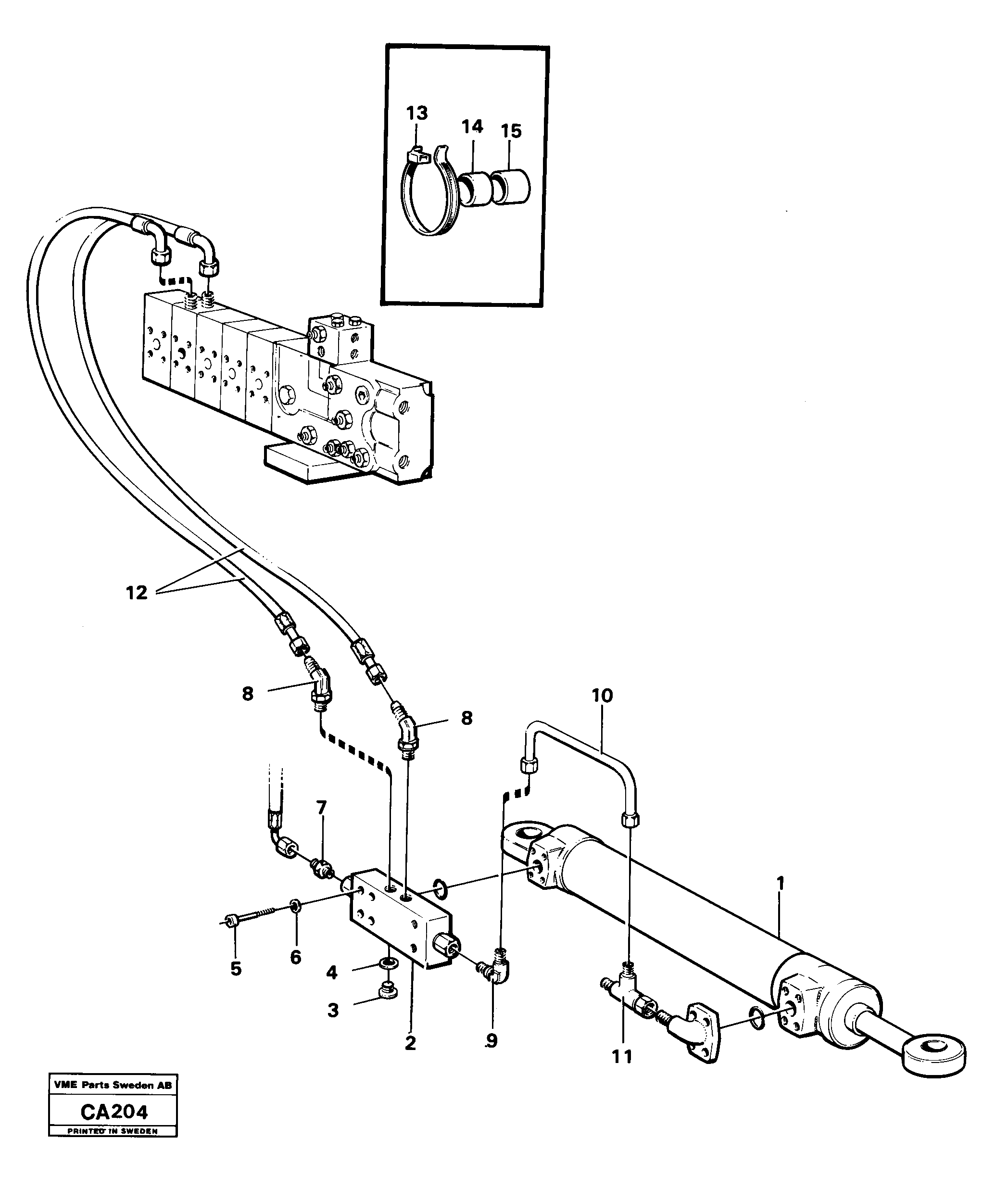 Схема запчастей Volvo 6300 6300 - 15961 Dual controls 