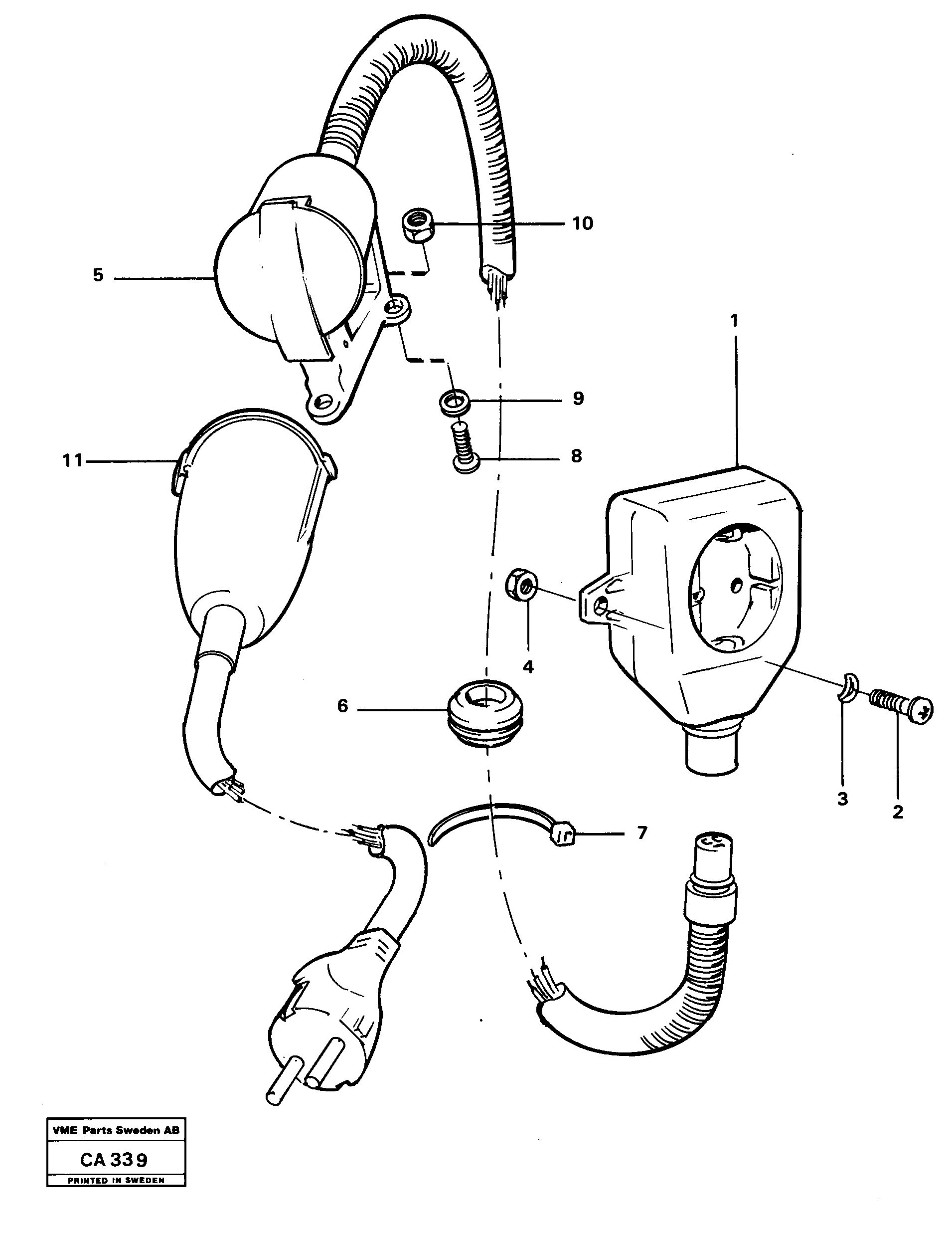 Схема запчастей Volvo 6300 6300 - 15981 Heater outlet 