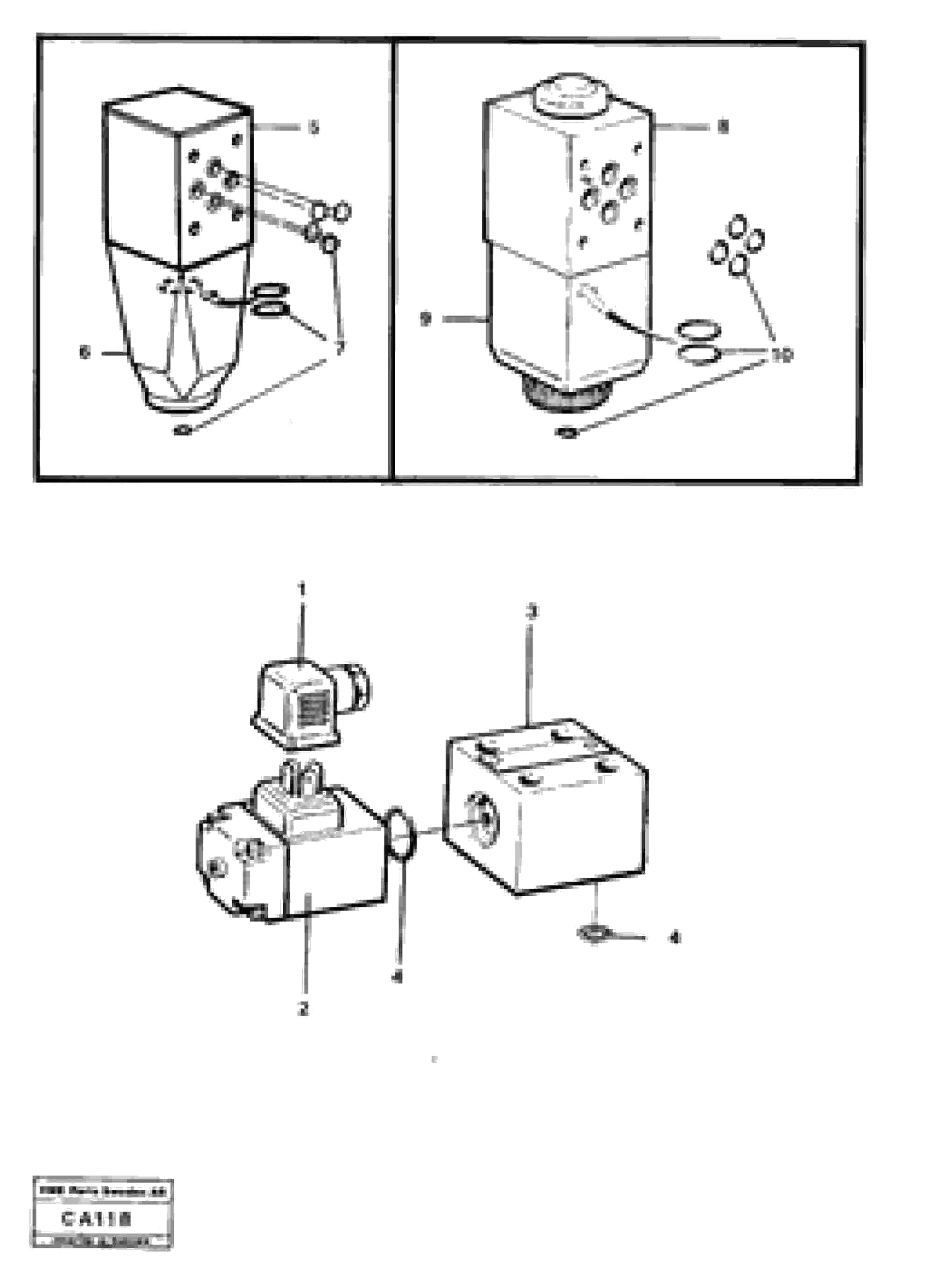 Схема запчастей Volvo 6300 6300 - 13296 Magnet valve 