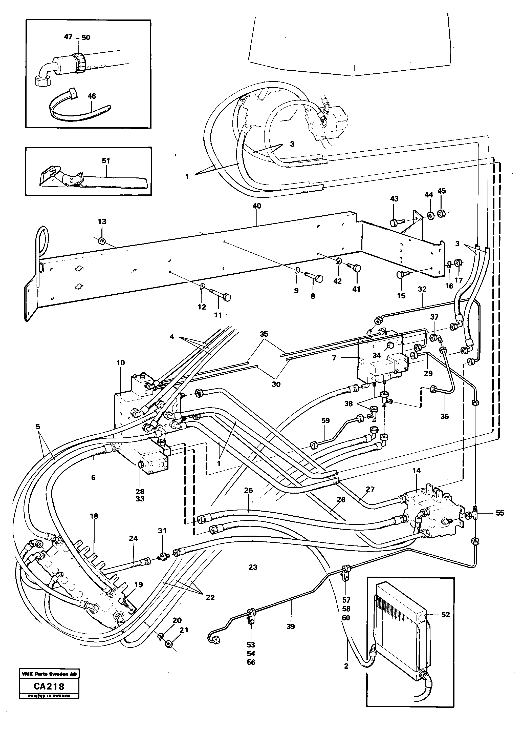 Схема запчастей Volvo 6300 6300 - 35920 Hydraulic and servo system. Feed system 