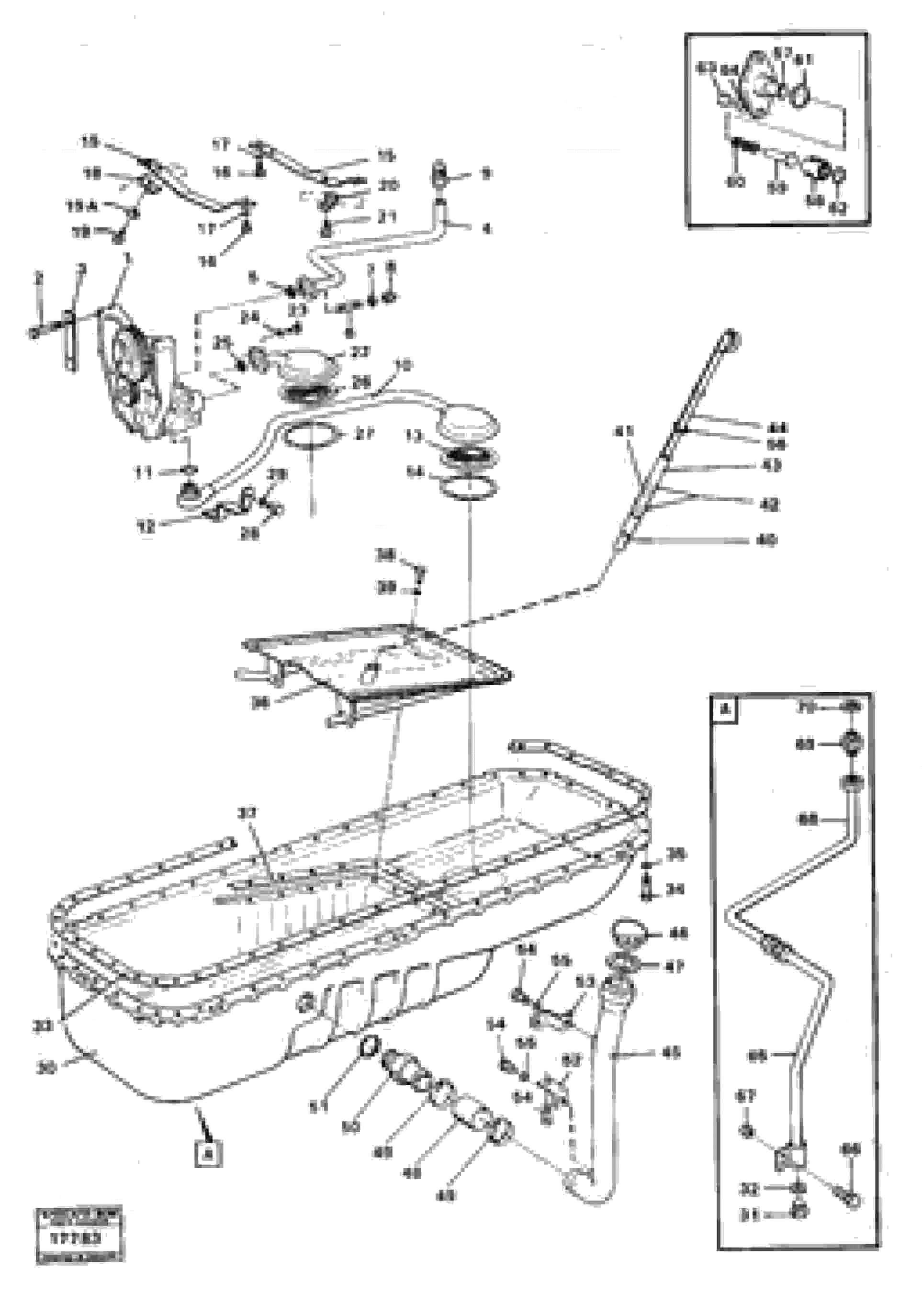 Схема запчастей Volvo 4600B 4600B - 81319 Система масляной смазки 