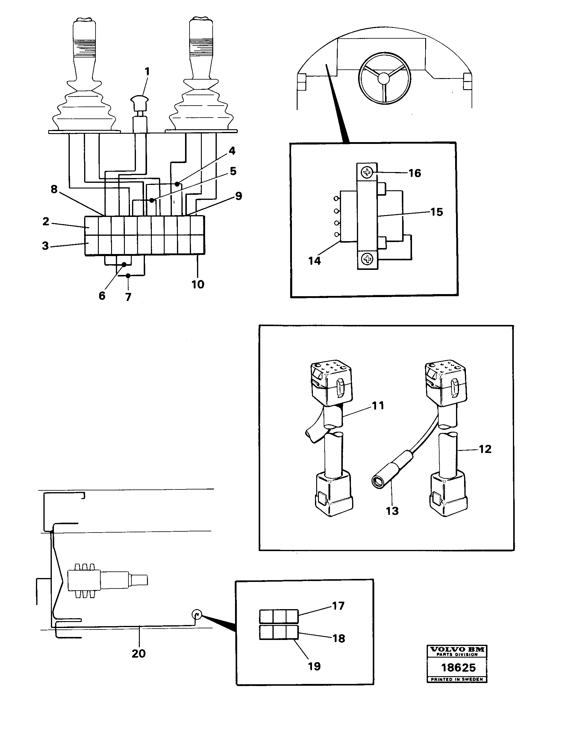 Схема запчастей Volvo 4600B 4600B - 236 Electrical equipment 