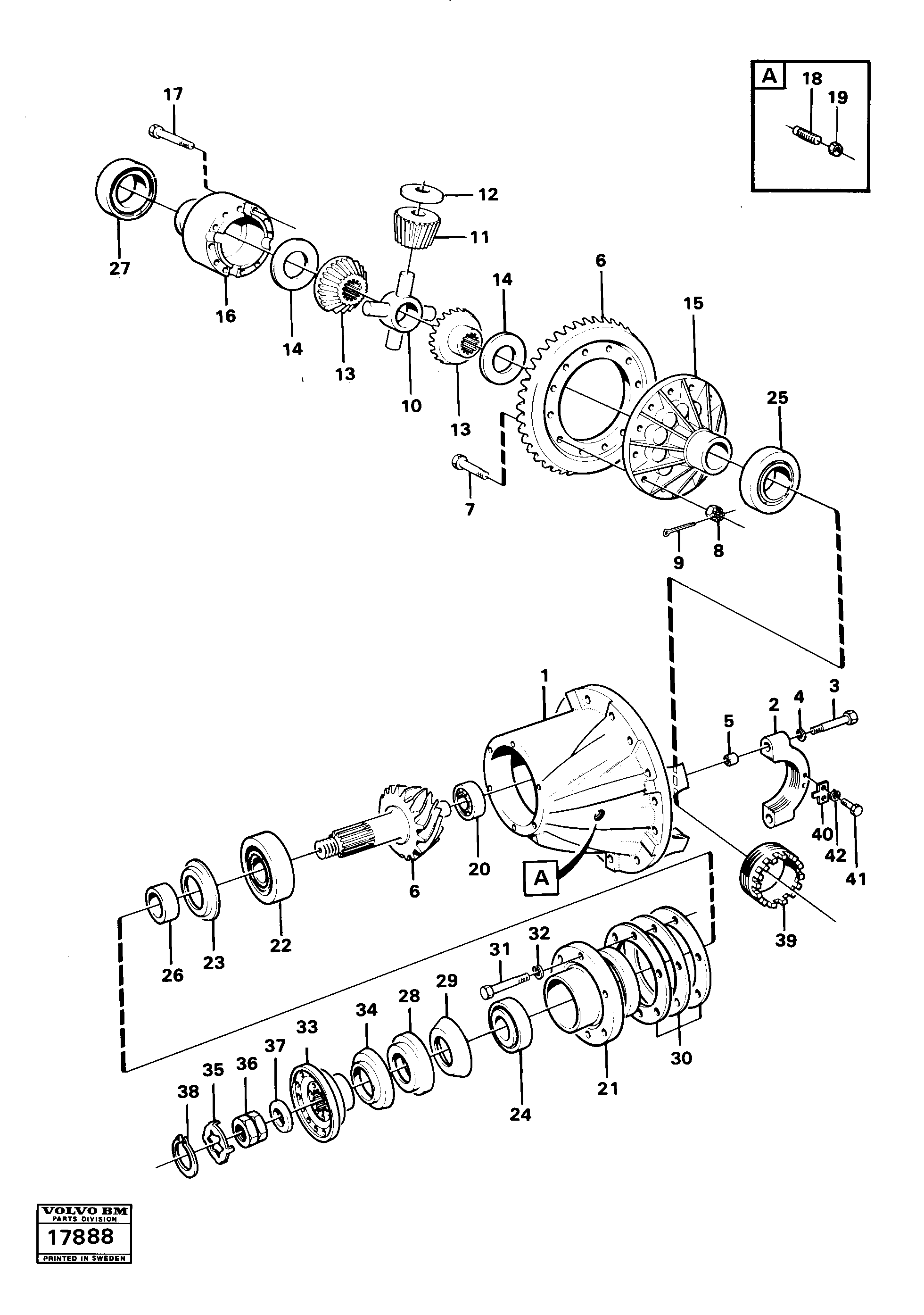 Схема запчастей Volvo 4600B 4600B - 17921 Final drive 