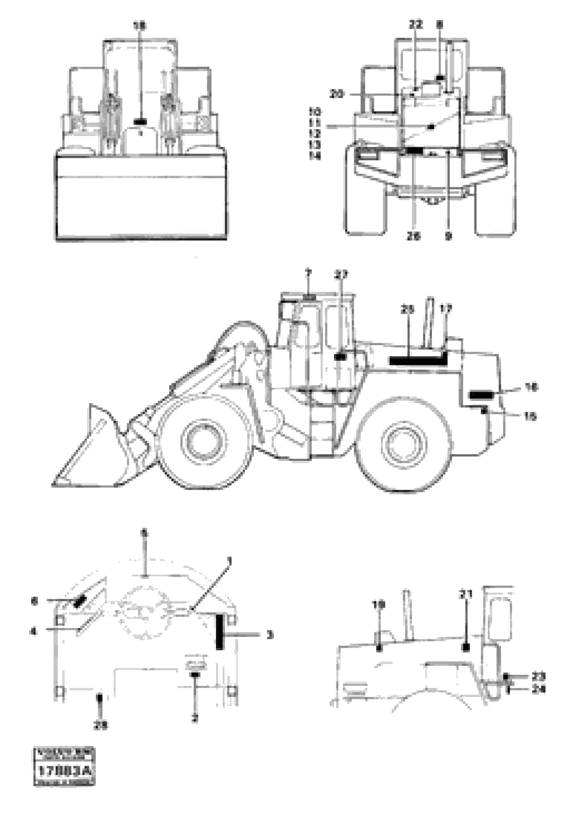 Схема запчастей Volvo 4600B 4600B - 20492 Sign plates and decals 