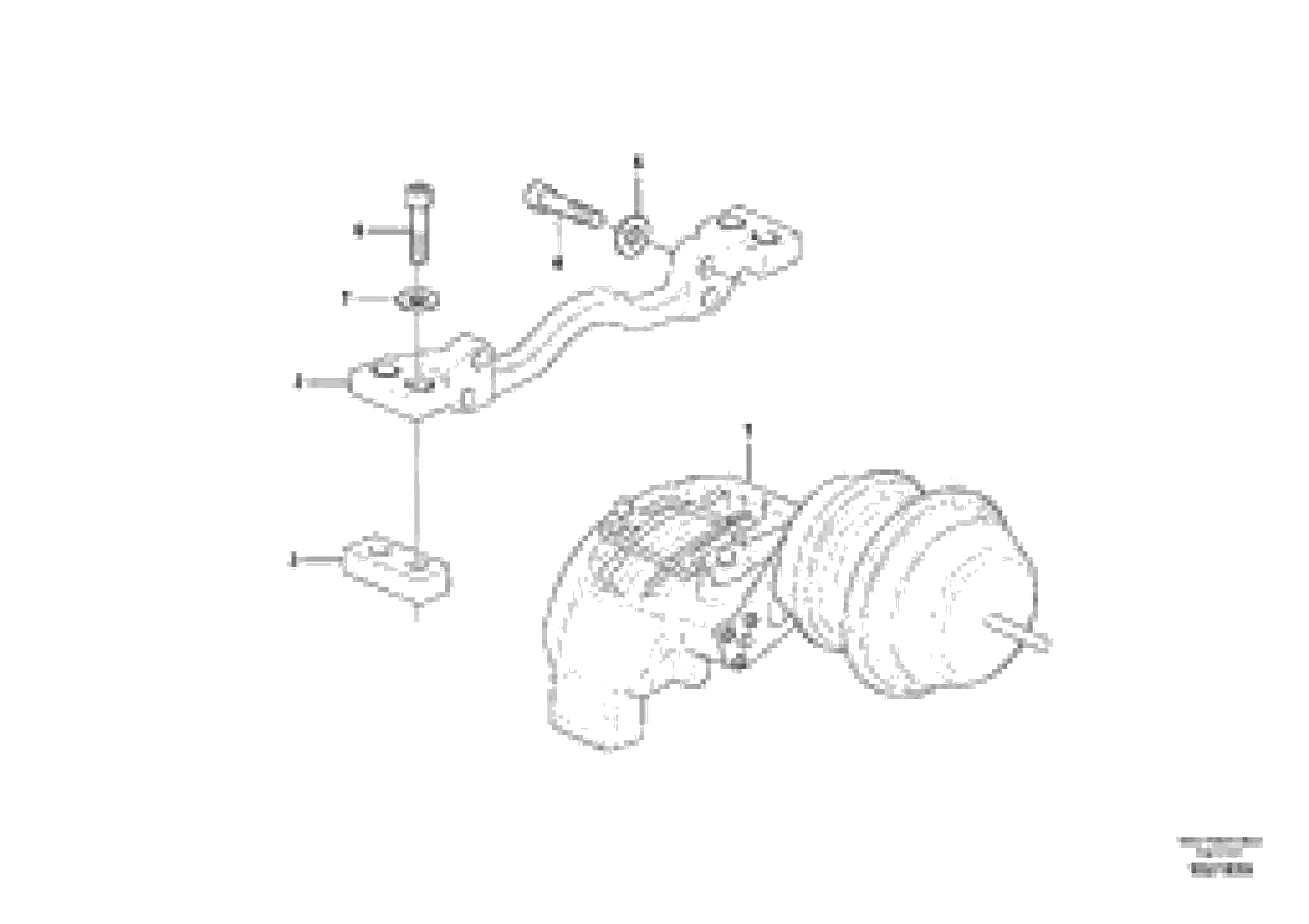 Схема запчастей Volvo T450D - 20203 Parking brake 