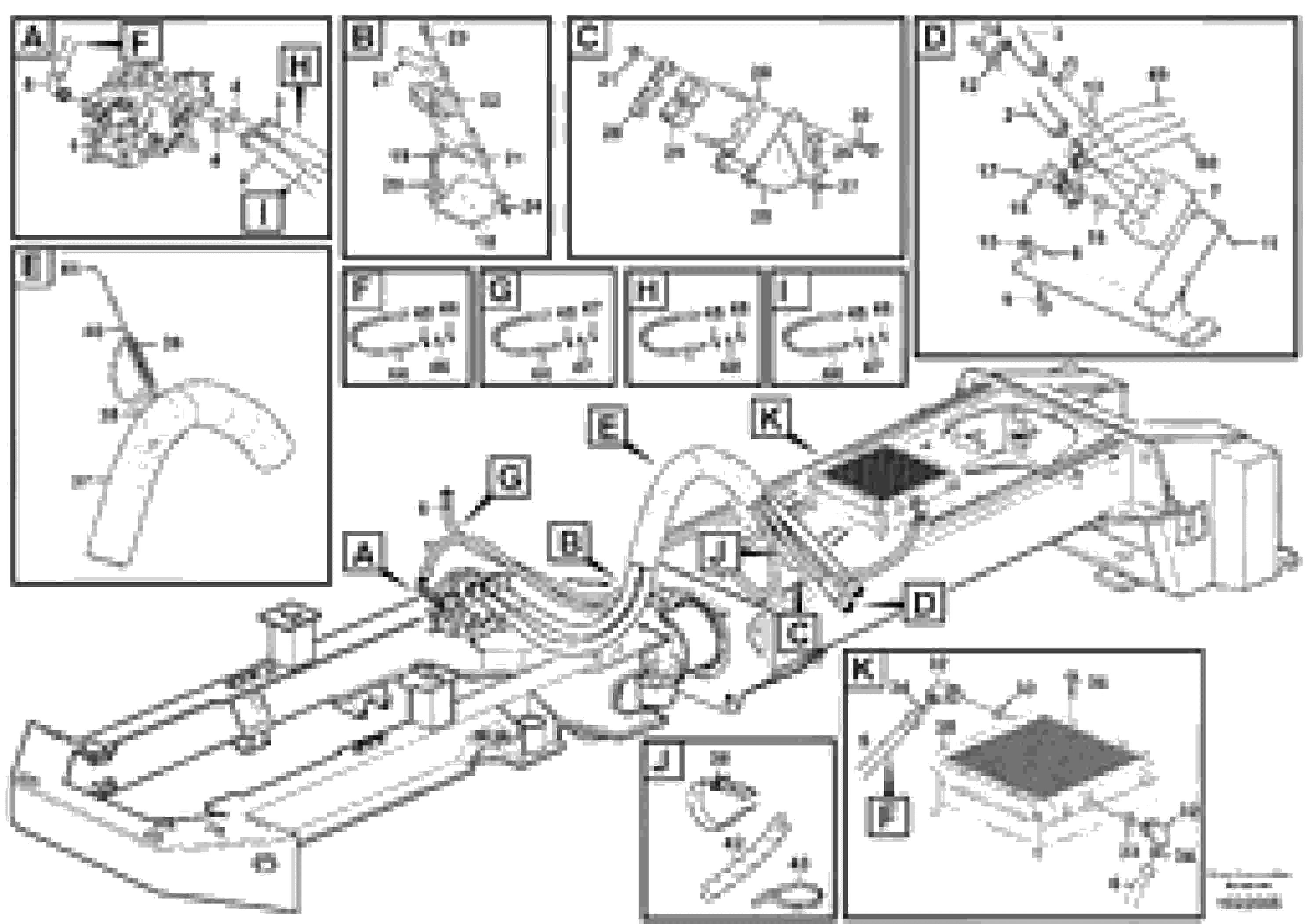 Схема запчастей Volvo T450D - 57826 Working hydraulic, load unit 