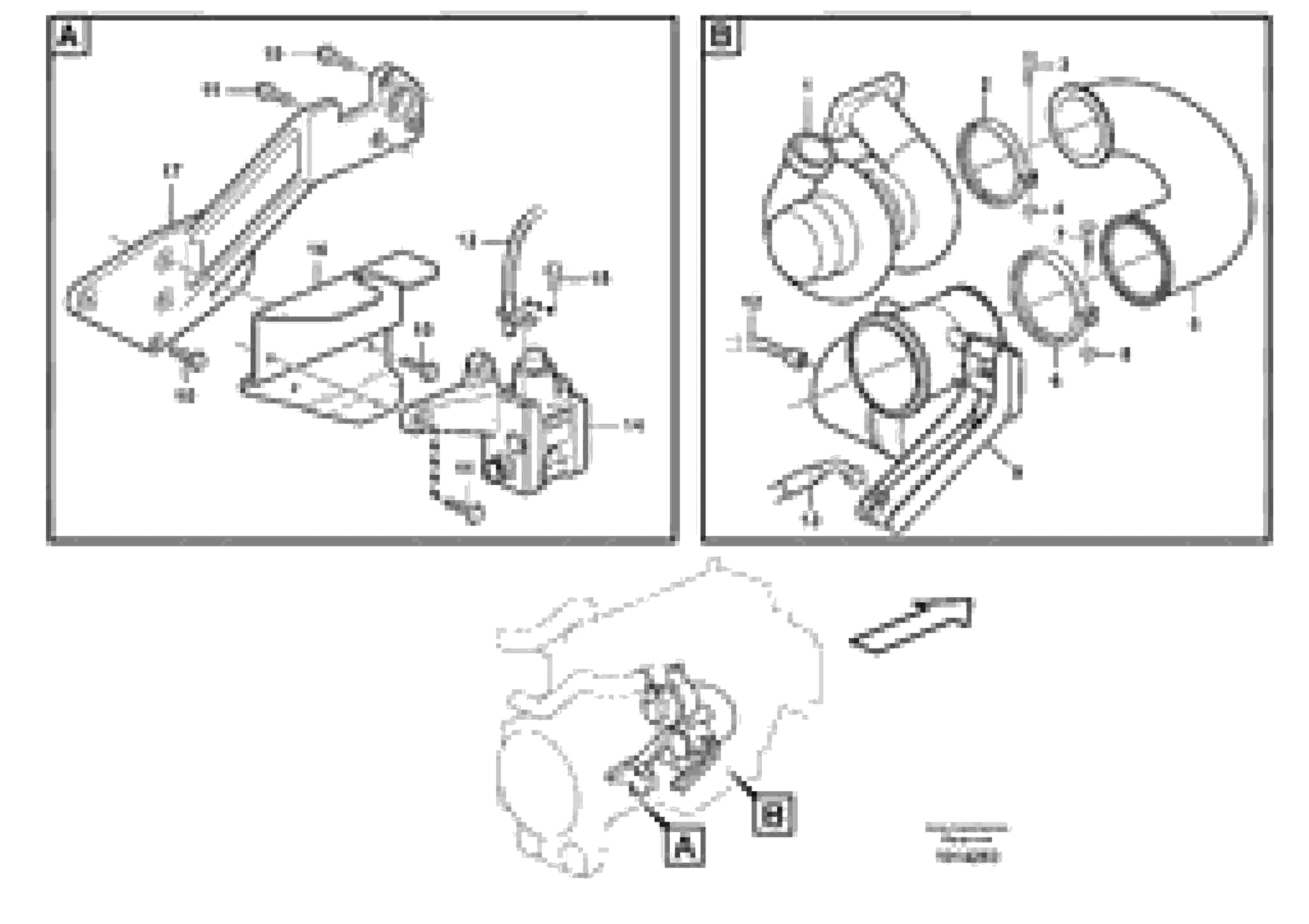 Схема запчастей Volvo T450D - 50587 Exhaust brake 