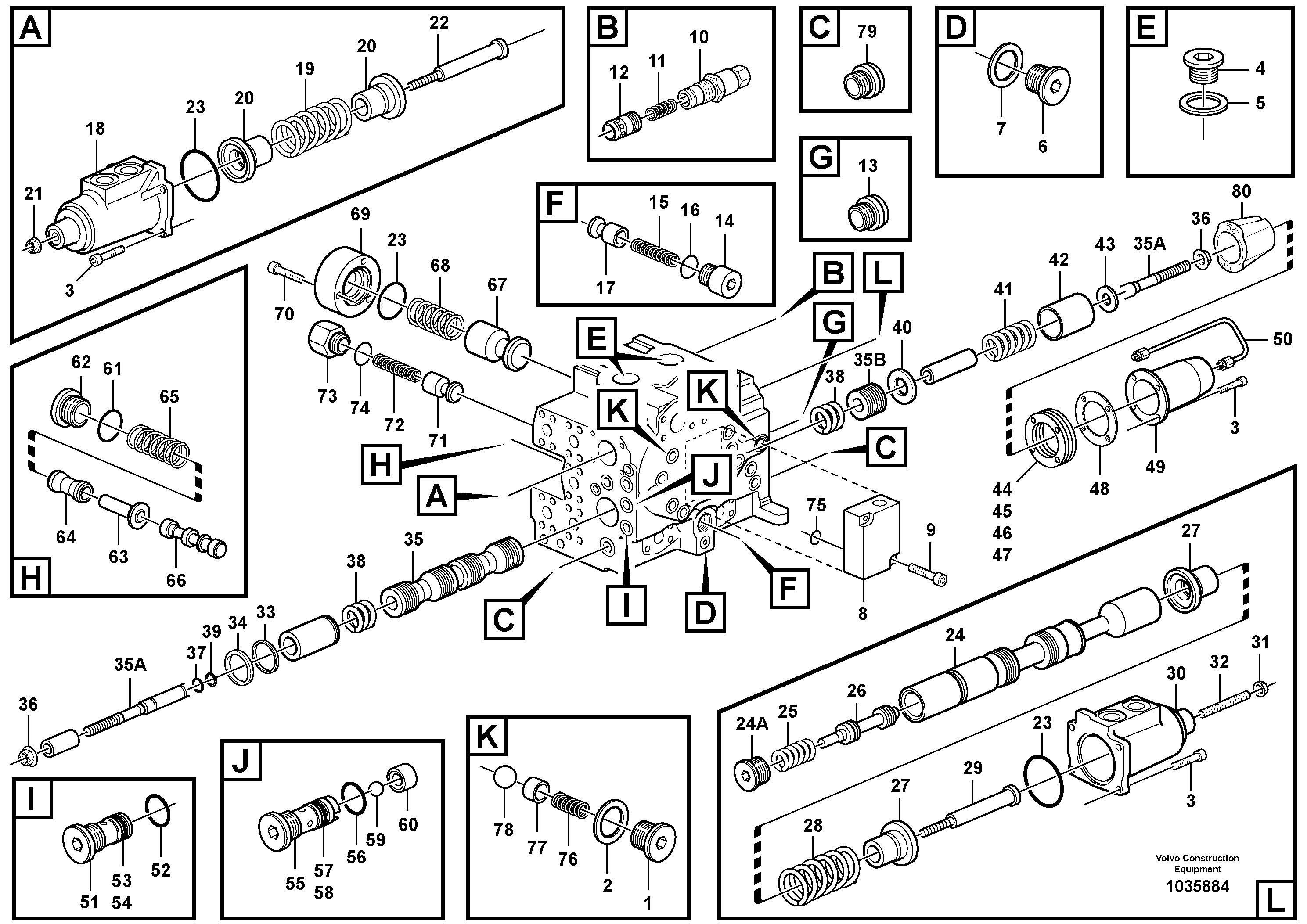 Схема запчастей Volvo T450D - 21905 Steering unit 