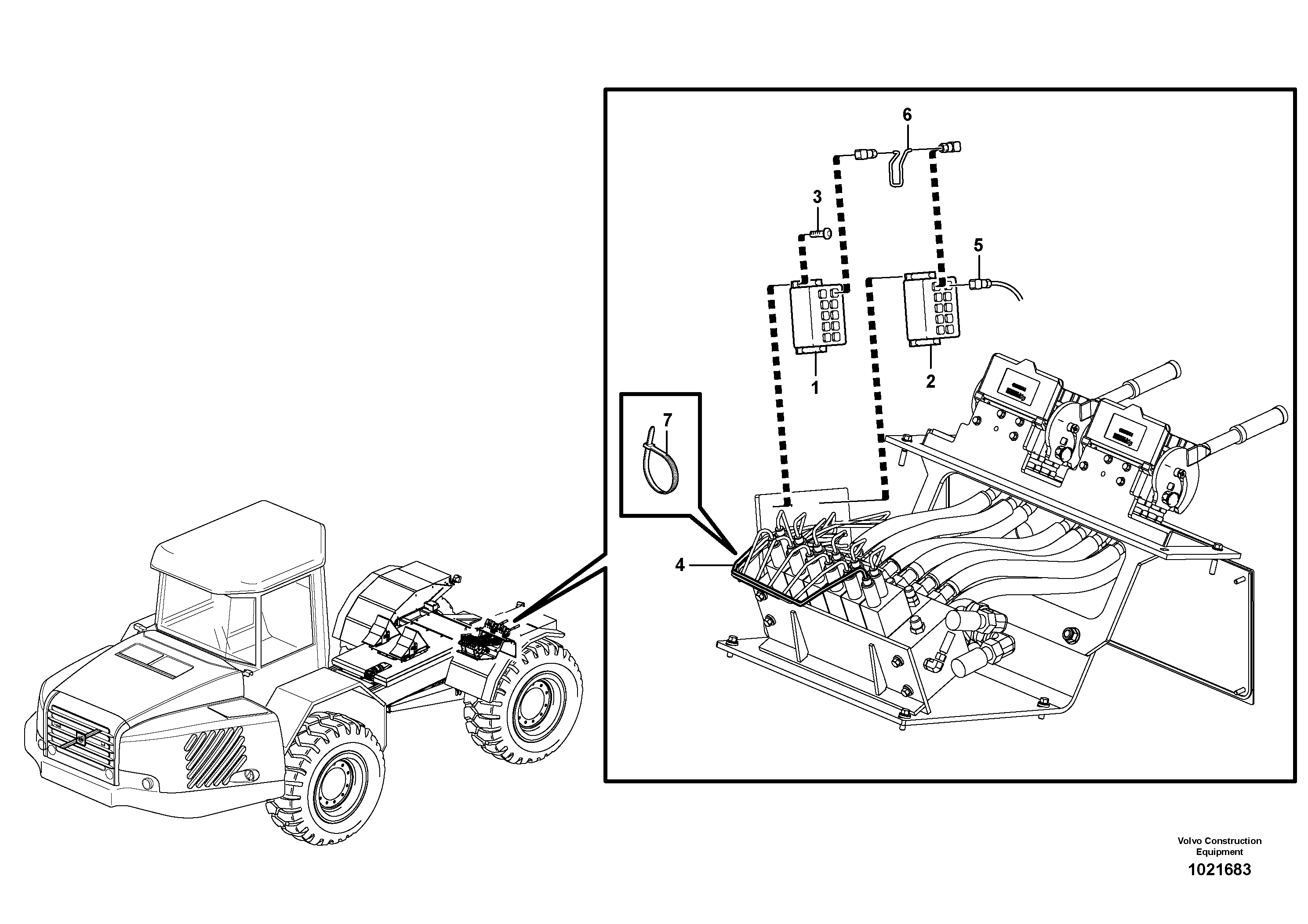 Схема запчастей Volvo T450D - 8089 Control unit, scraper control 