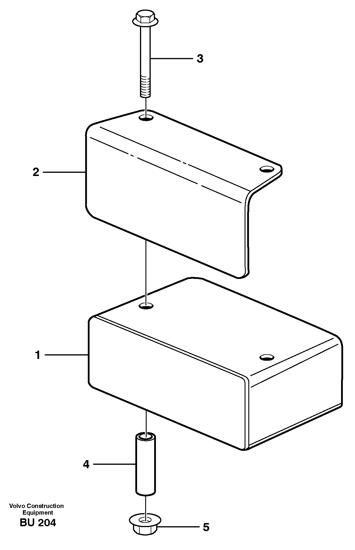 Схема запчастей Volvo A25E - 57524 Back-up warning unit 