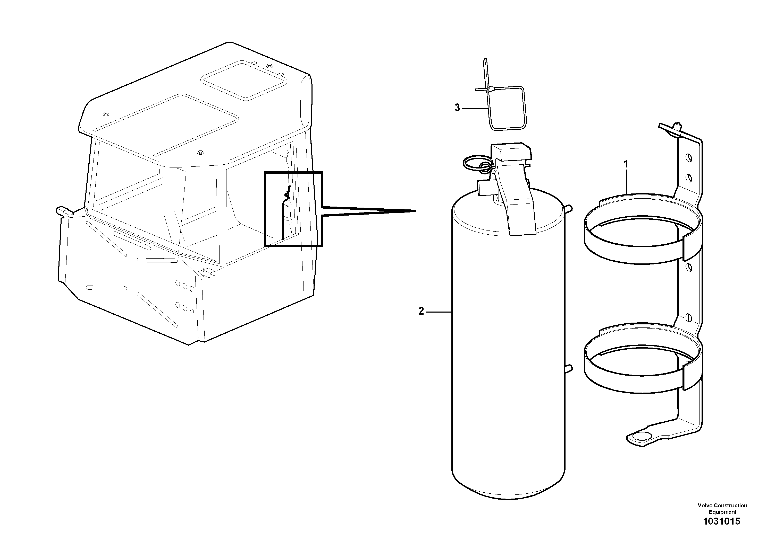 Схема запчастей Volvo A25E - 53309 Emergency equipment 