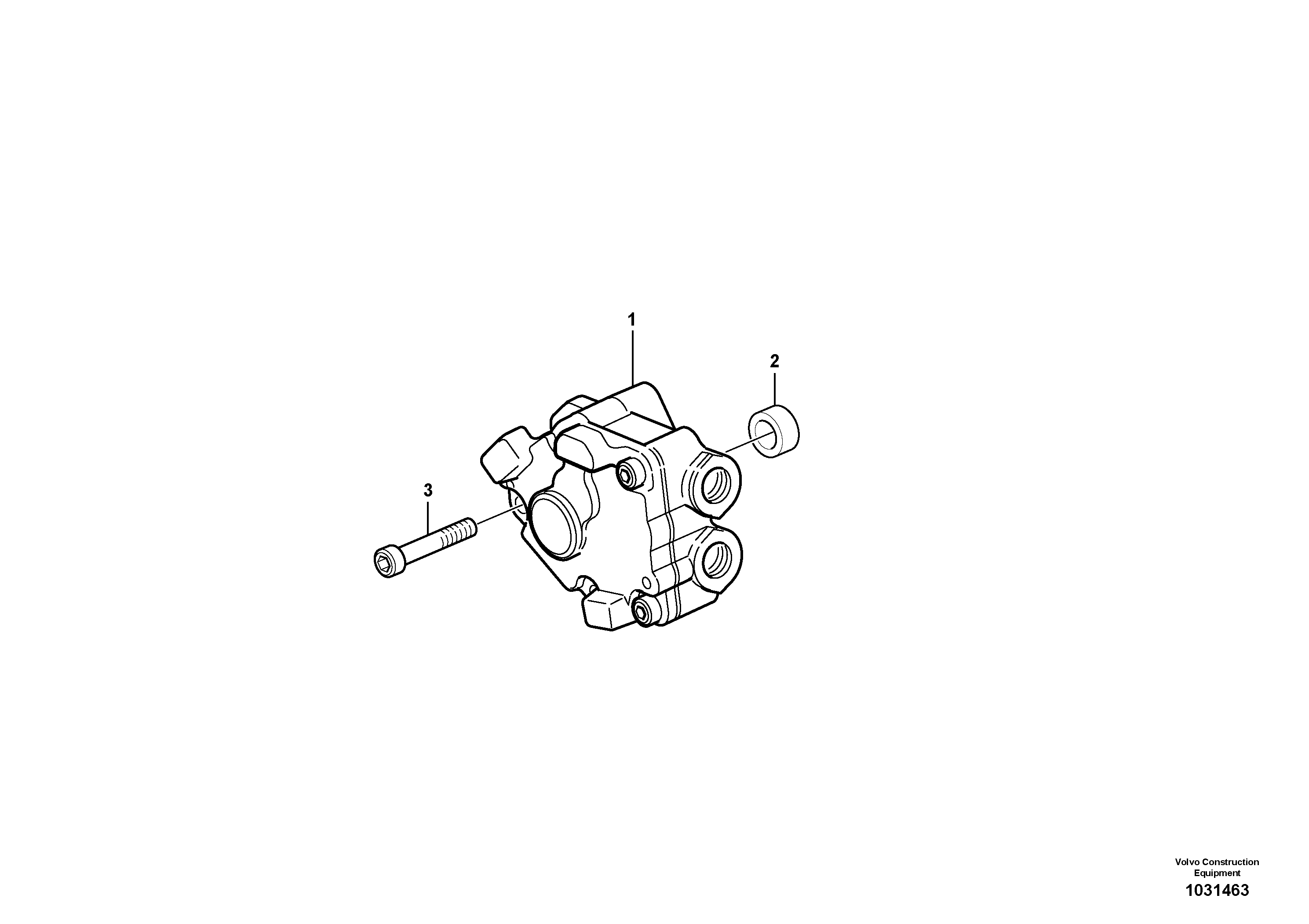 Схема запчастей Volvo A25E - 59971 Fuel pump 