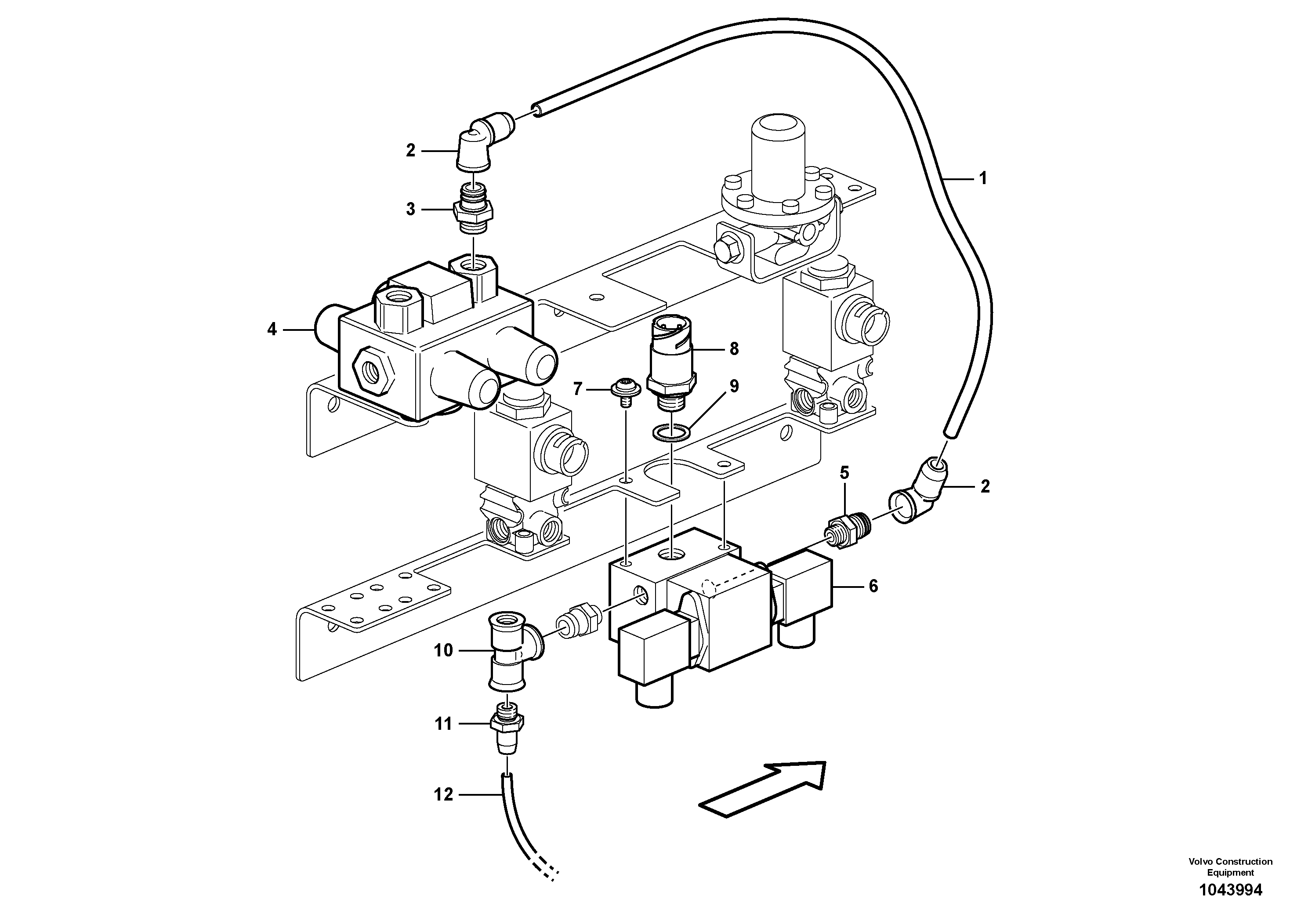 Схема запчастей Volvo A30E - 14518 Parking brake 