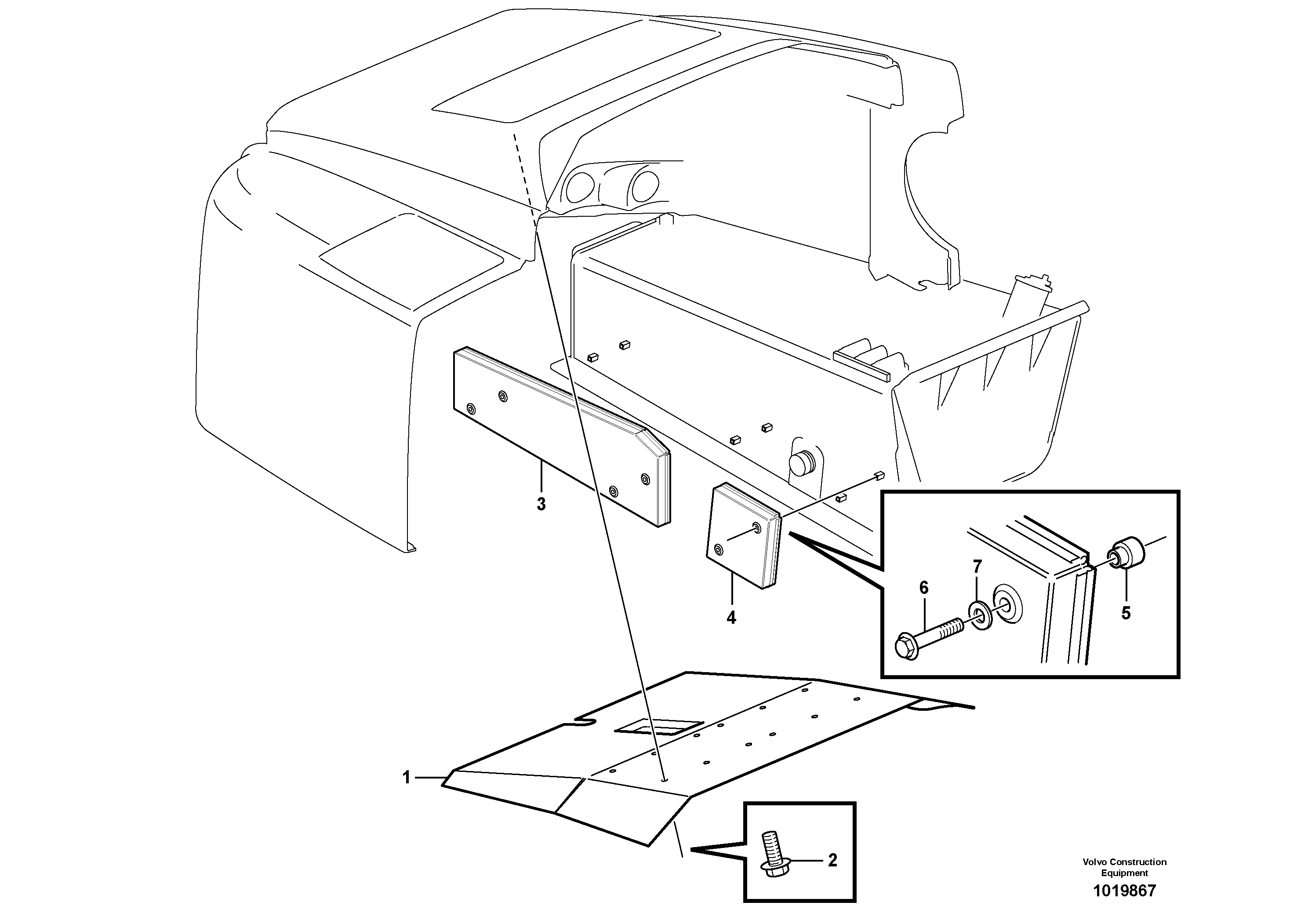 Схема запчастей Volvo A30E - 60630 Noise reduction 