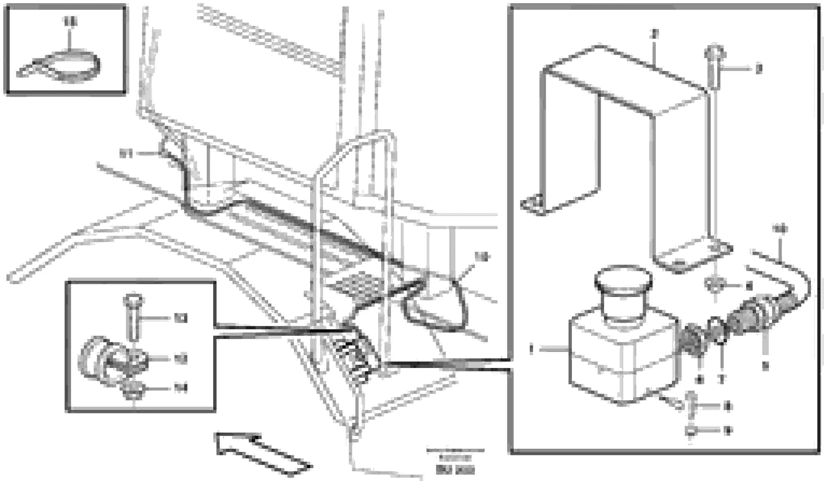 Схема запчастей Volvo A30E - 22656 Cable harness, emergency enginestop 