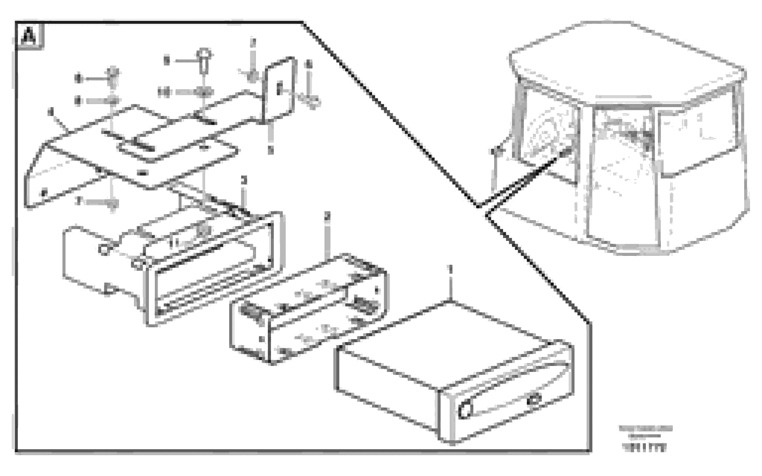 Схема запчастей Volvo A30E - 59675 Tachograph 