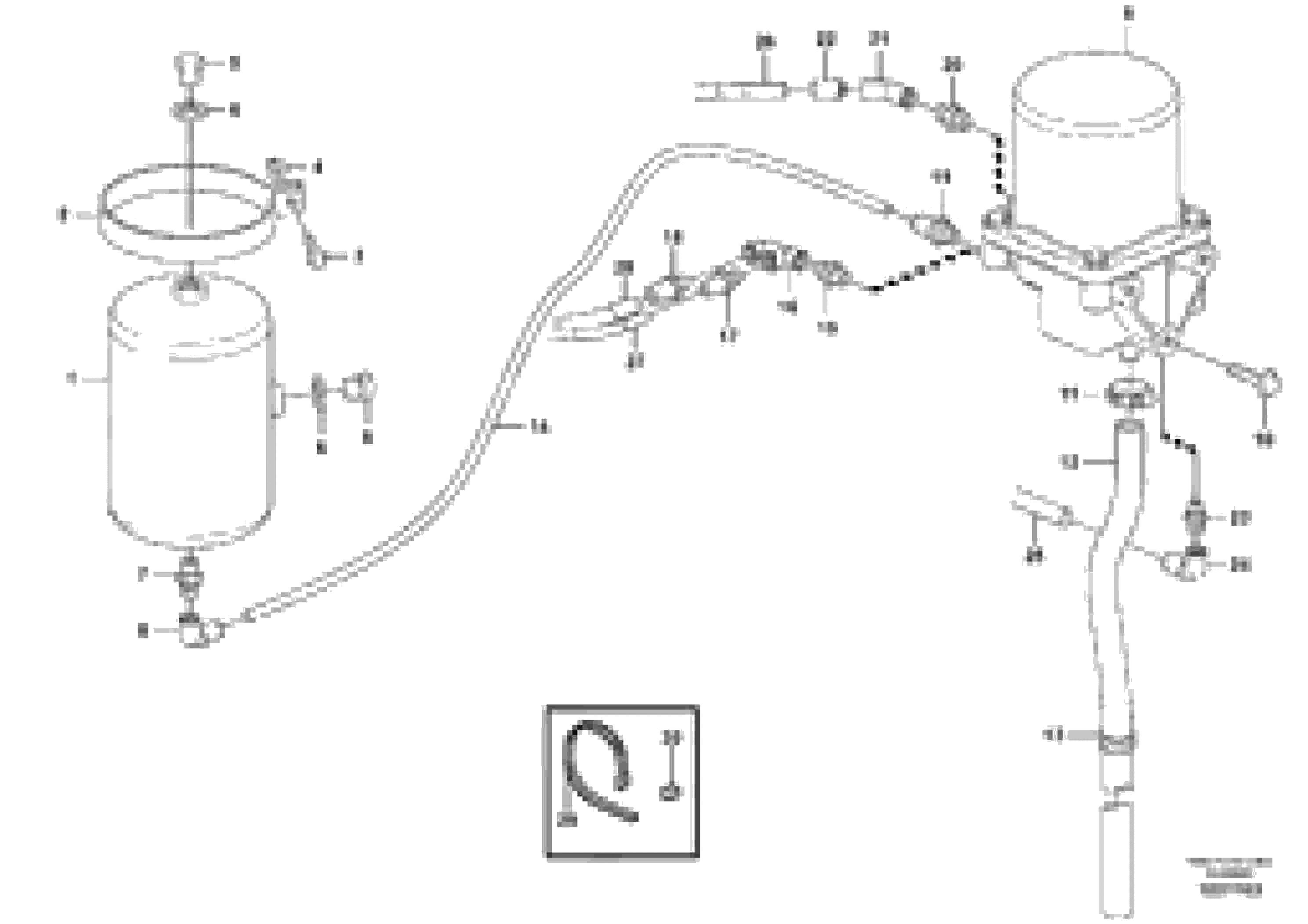 Схема запчастей Volvo A35E - 71393 Receiver drier and tank 