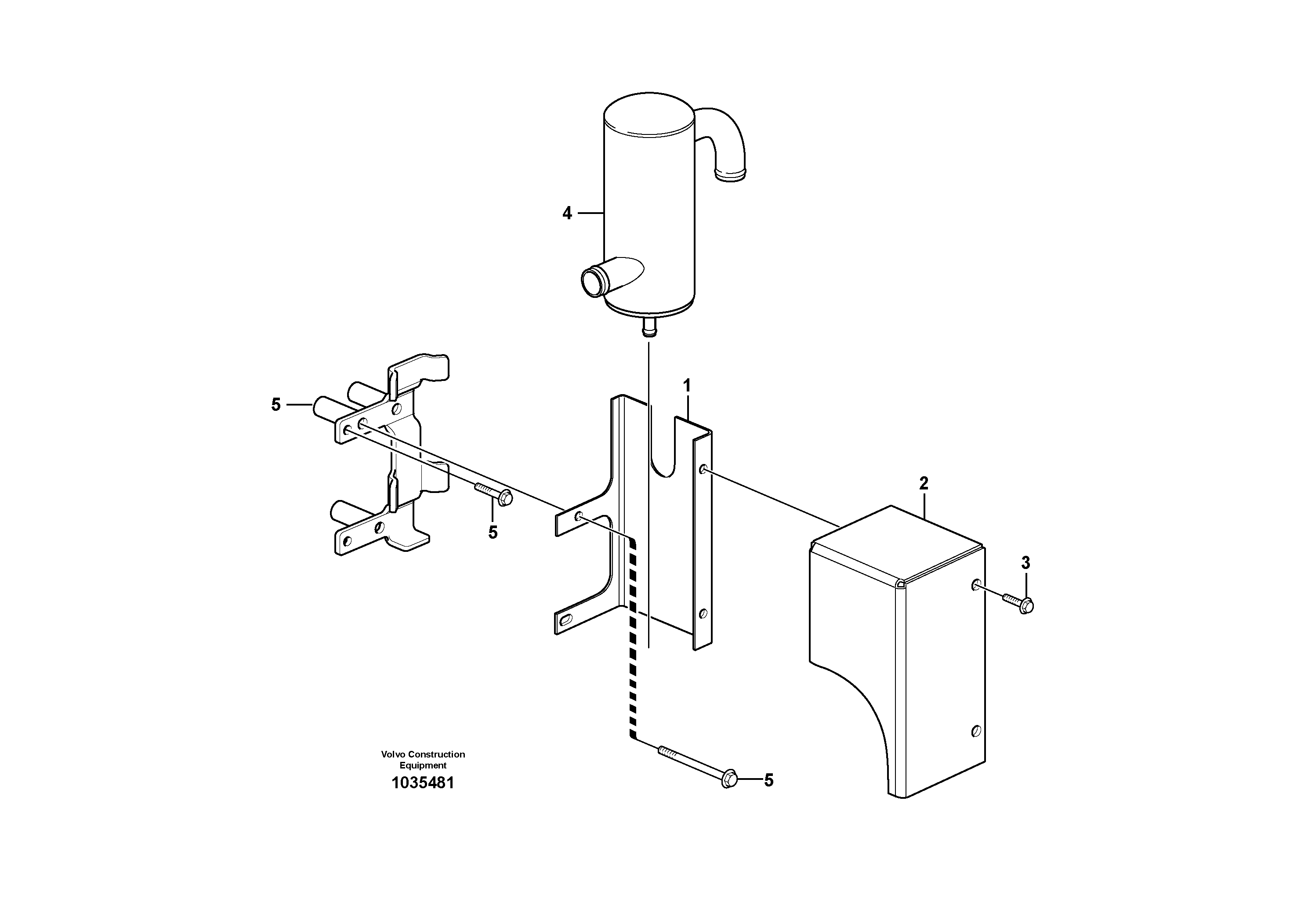 Схема запчастей Volvo A35E - 18190 Crankcase ventilation 