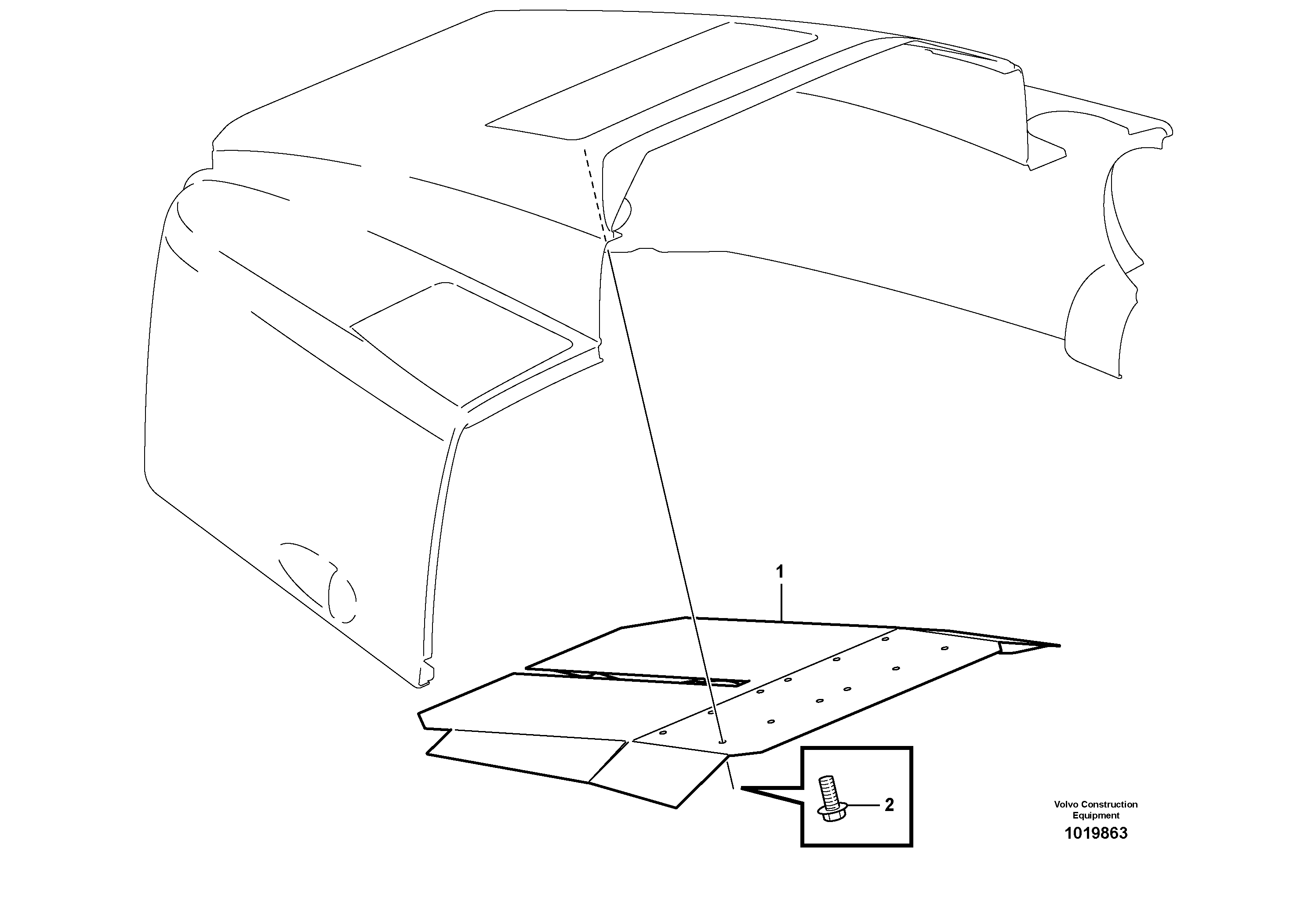 Схема запчастей Volvo A35E - 34369 Noise reduction 