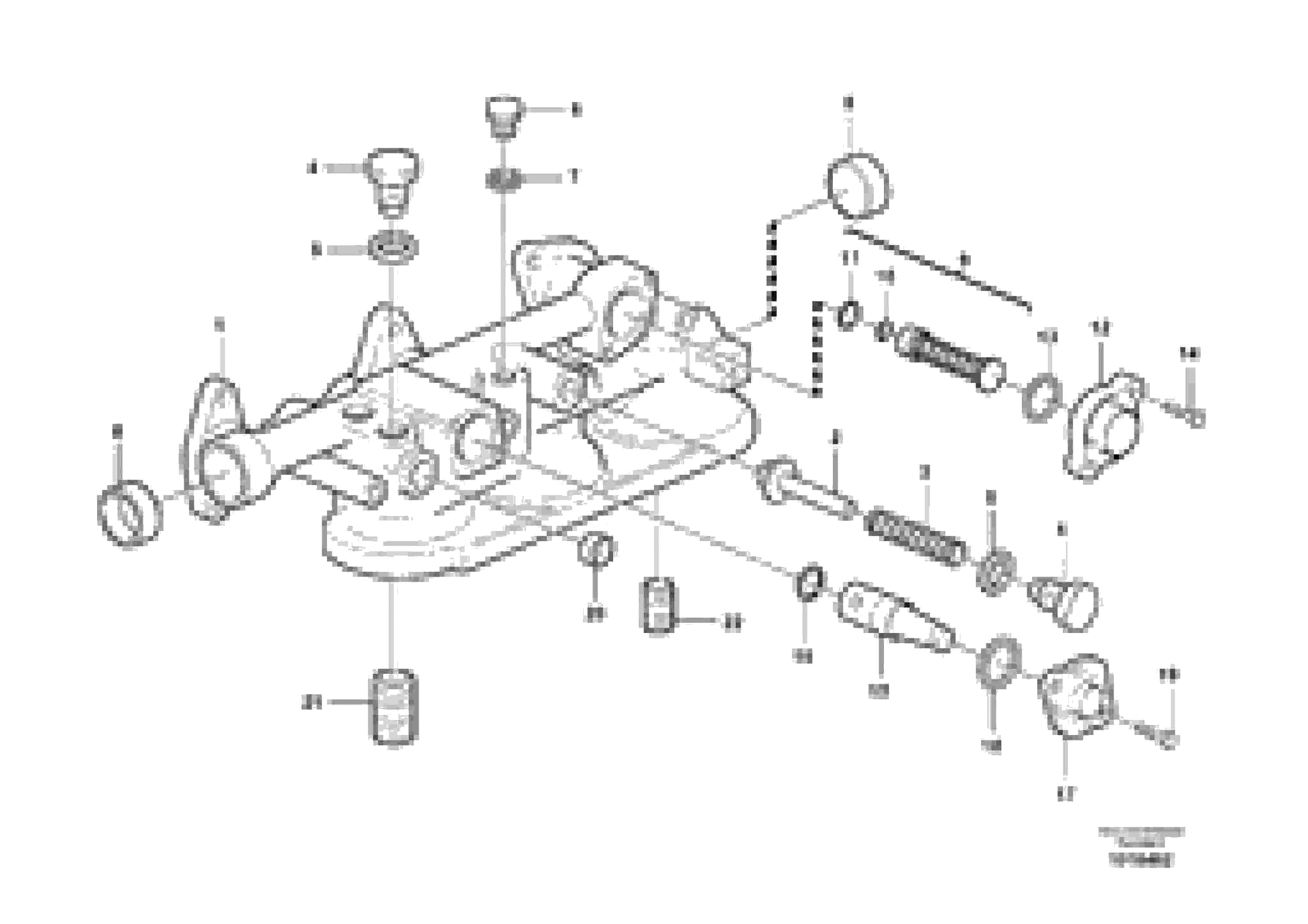 Схема запчастей Volvo A35E - 23461 Oil filter housing 