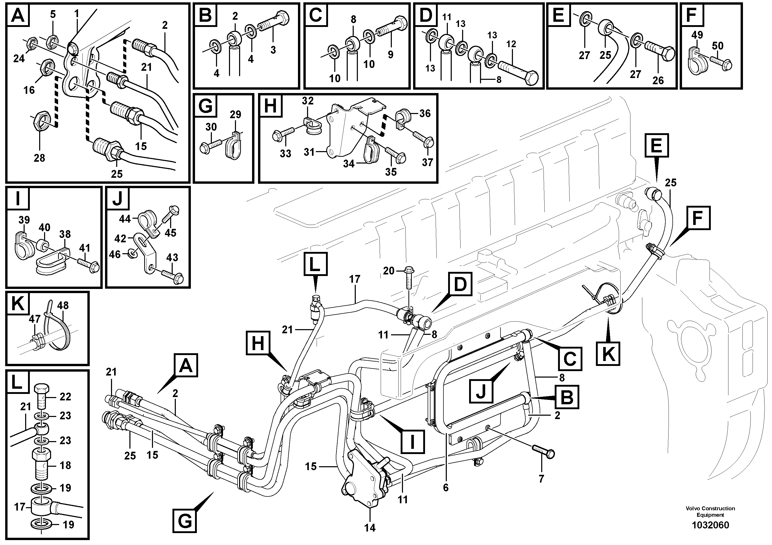 Схема запчастей Volvo A35E - 89005 Fuel system 