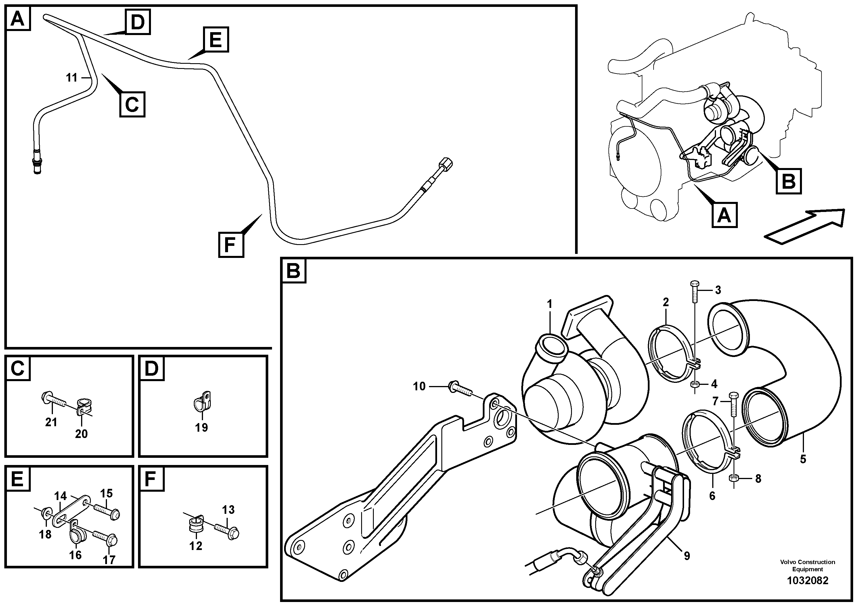 Схема запчастей Volvo A35E - 15754 Exhaust brake 