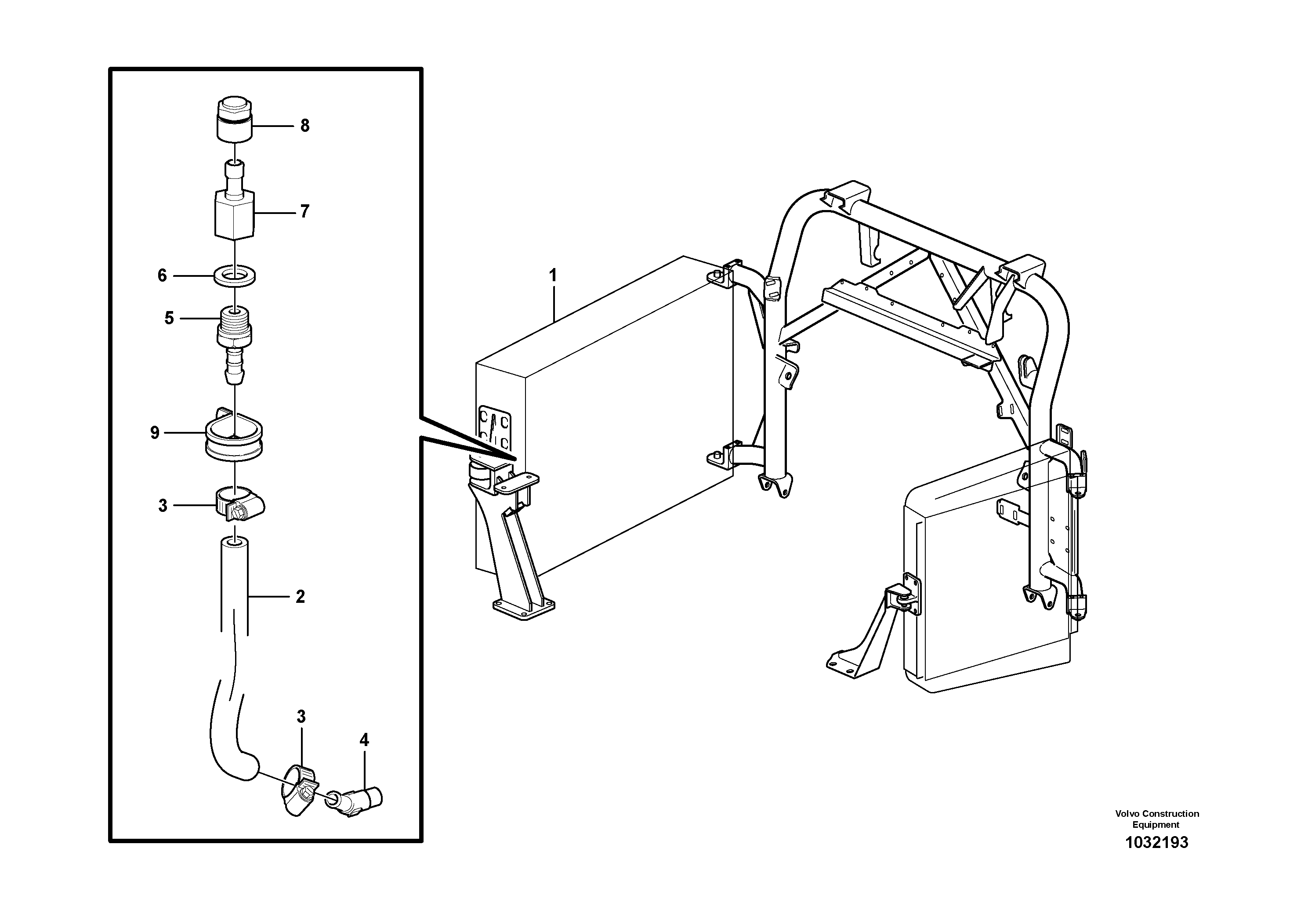 Схема запчастей Volvo A35E - 17139 Coolant drainage 