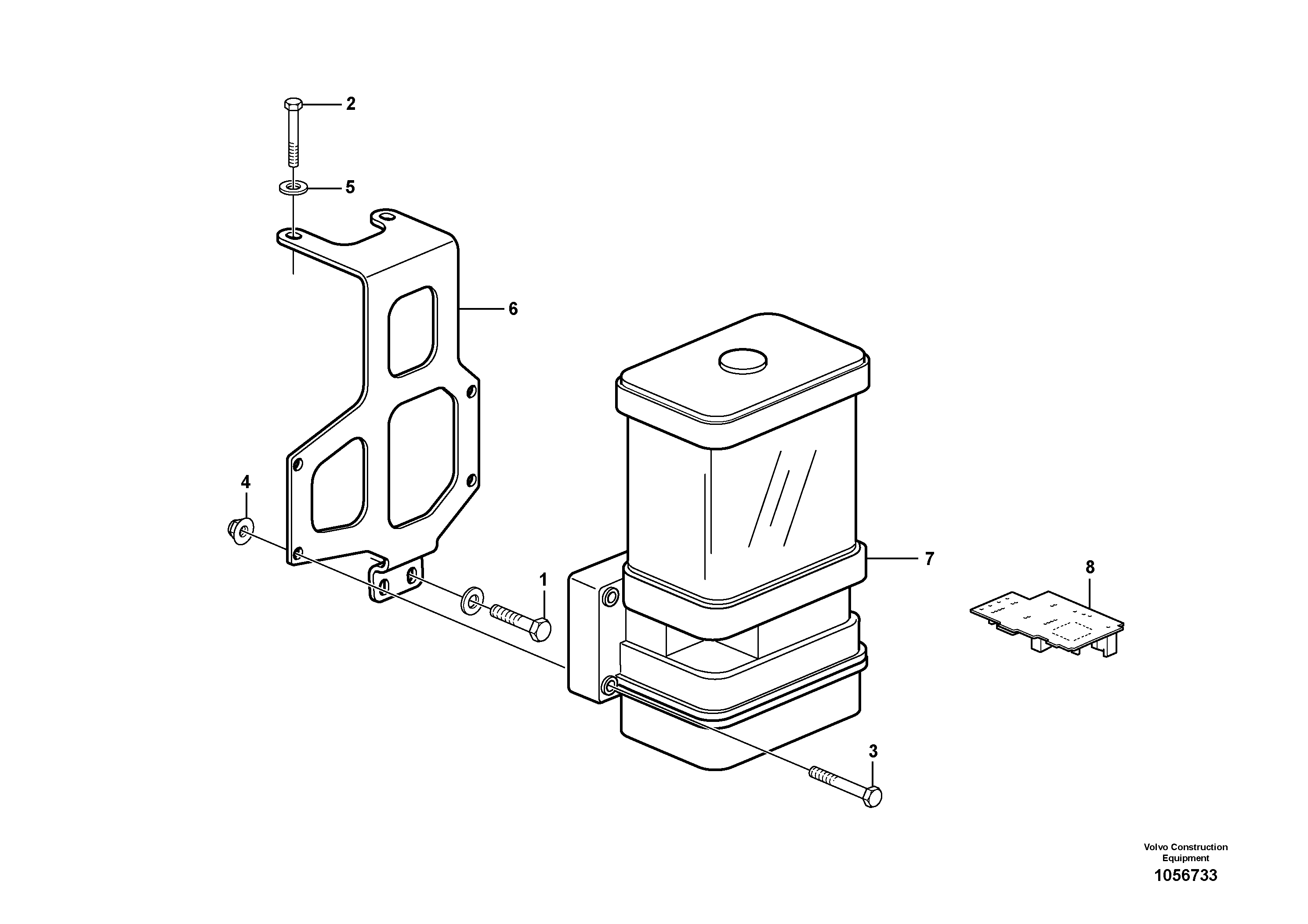 Схема запчастей Volvo A35E - 75140 Pump with fitting parts 