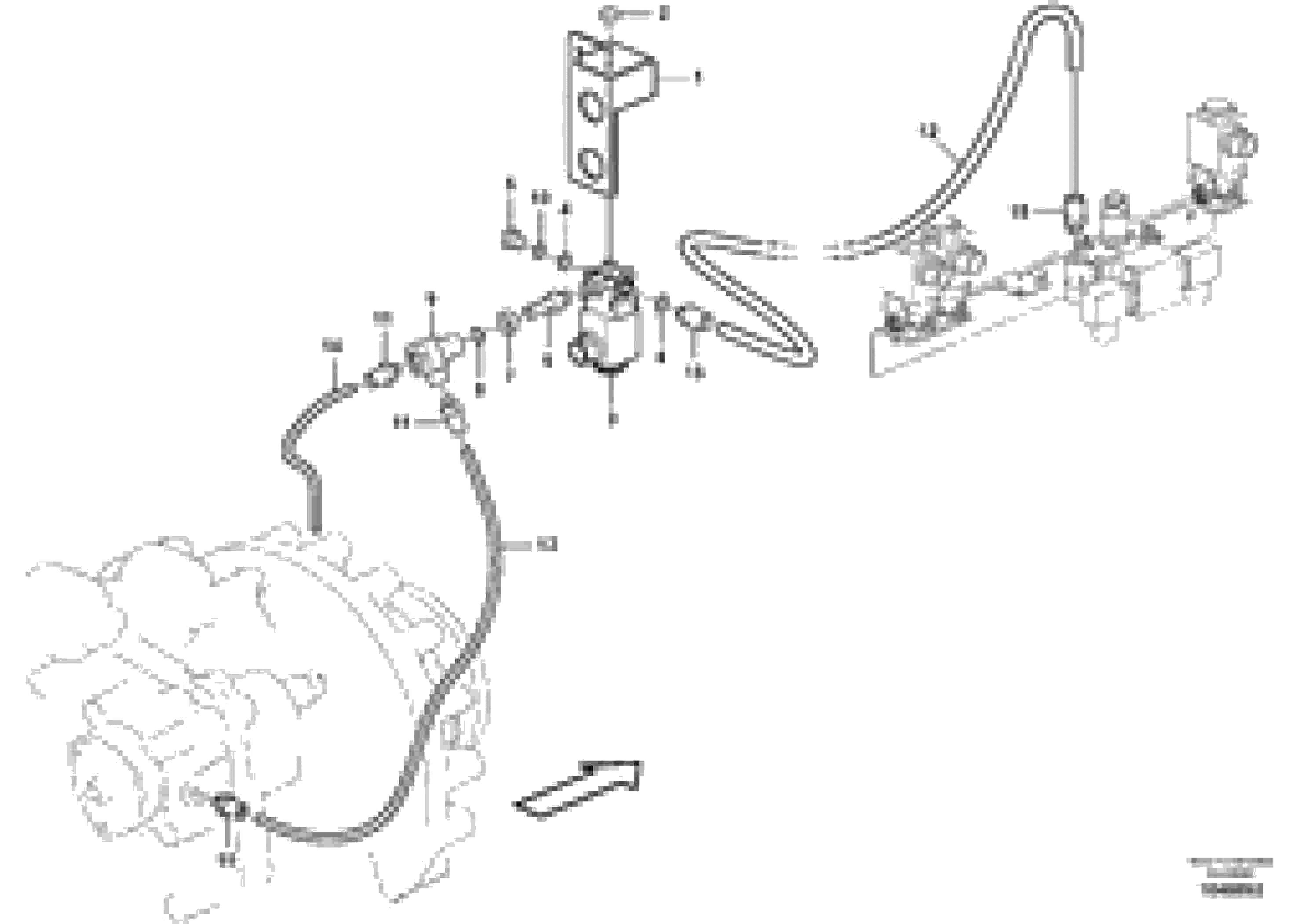 Схема запчастей Volvo A35E FS FULL SUSPENSION - 35522 Compressed air system, Automatic unit ATC 