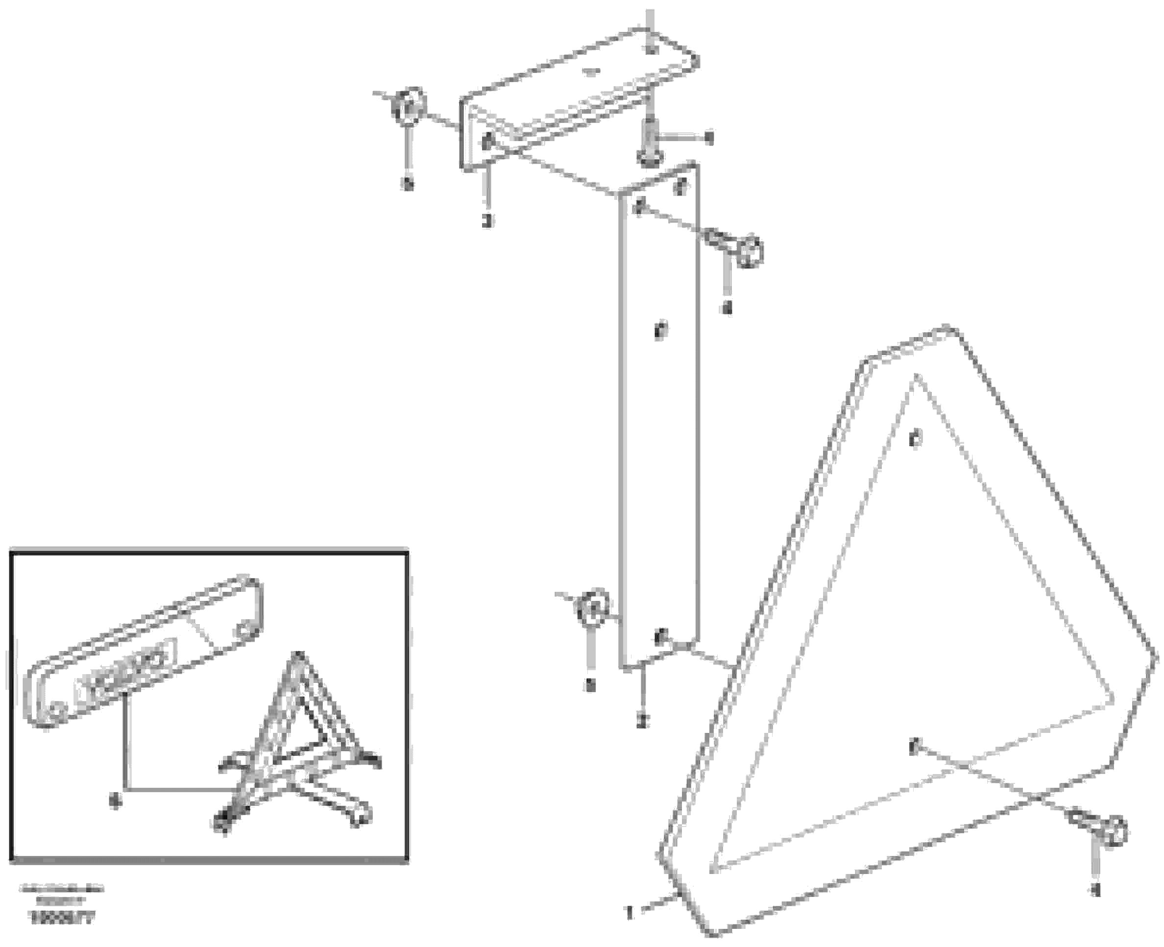 Схема запчастей Volvo A40E - 58307 Lgf Sign 